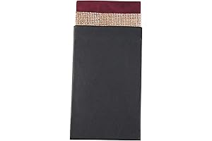 Burgundy with Rose Gold Rhinestones Pre-tied Bow Tie and Rose Gold Pocket Square