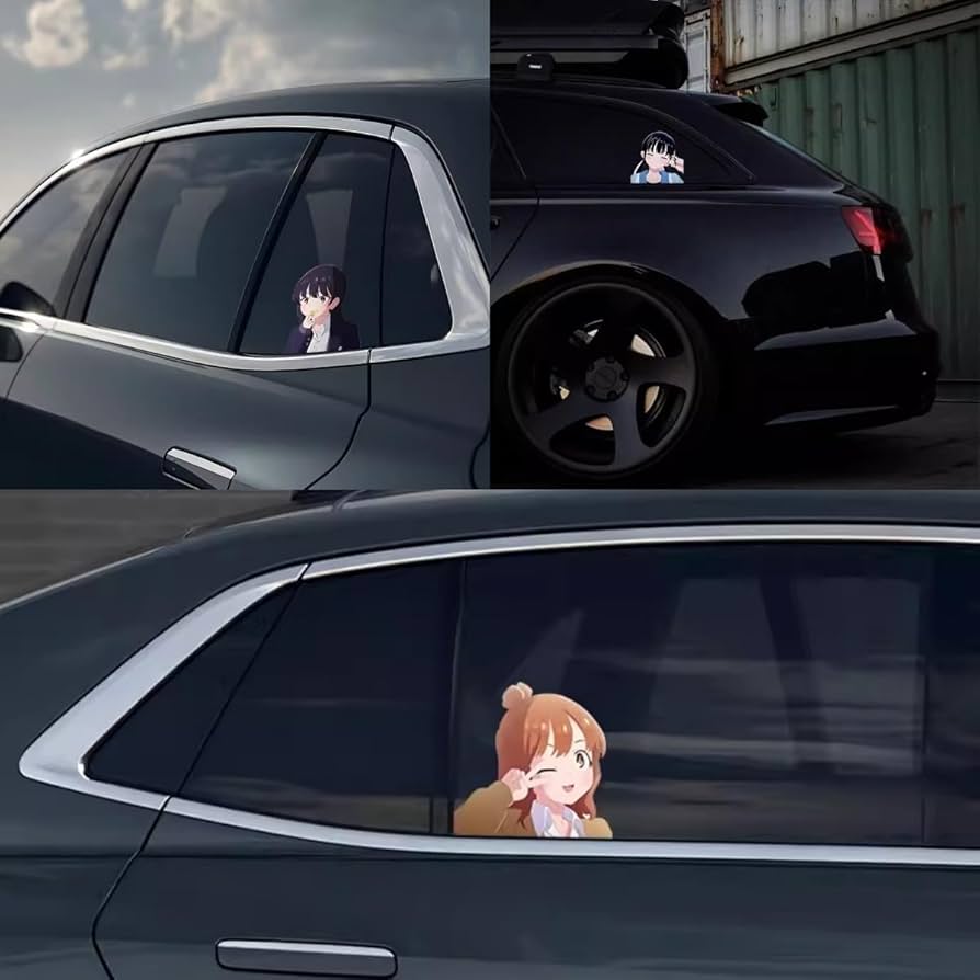 Amazon.co.jp: 僕の心のヤバイやつ 車ステッカー 車貼る 山田