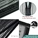 Staredy Magnetic Screen Door 36x83 Inch Polyester-Full Frame Seal - Keeps Bugs Out - Pet and Kid Friendly -26 Strong Magnets - Bottom Heavy Duty