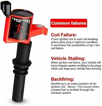 Ignition Coil Pack 8 Pcs DG511 Ignition Coils For For Expedition For F150 For F250 For Mustang 5.4L V8 2004 2005 2006 2007 2008 Car Ignition Coil