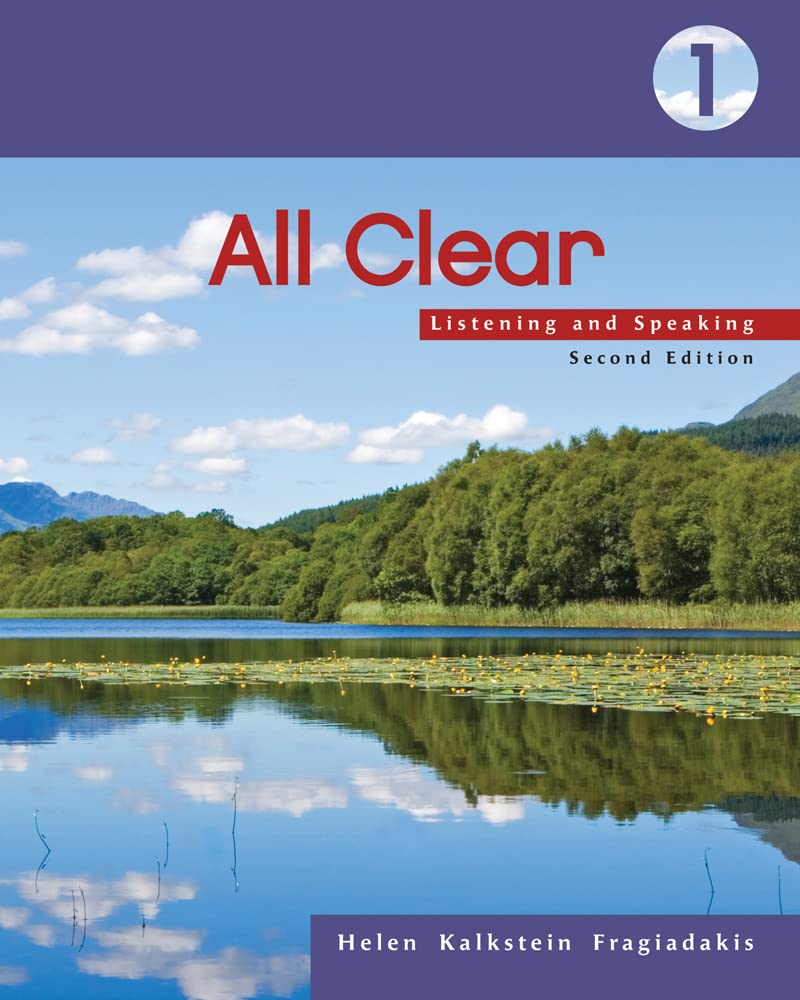 Buy All Clear 1: Listening and Speaking — BookShops.in