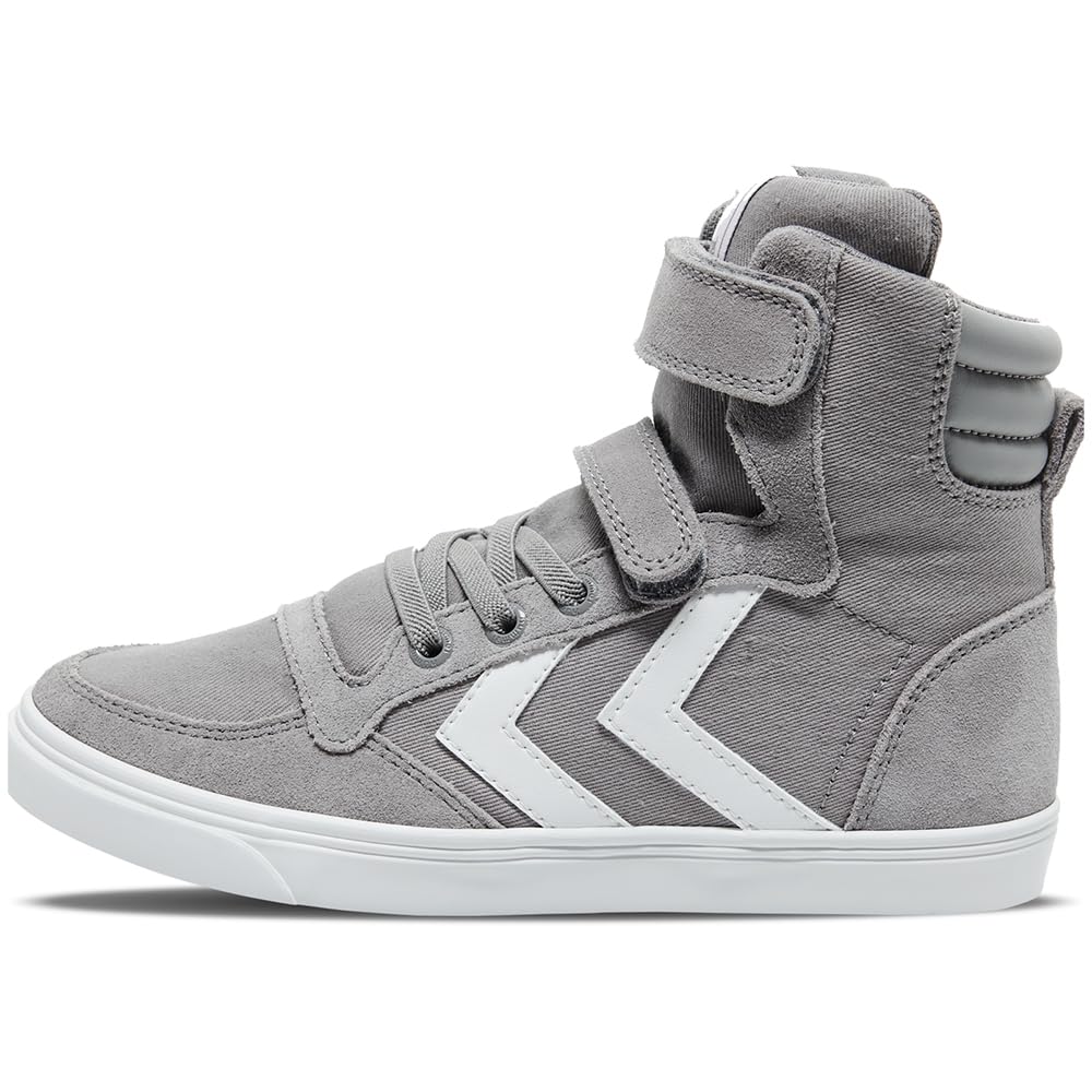 hummel Slimmer Stadil HIGH JR Trainers, Frost Grey, 27 EU, Frost Grey, 9.5 UK Child