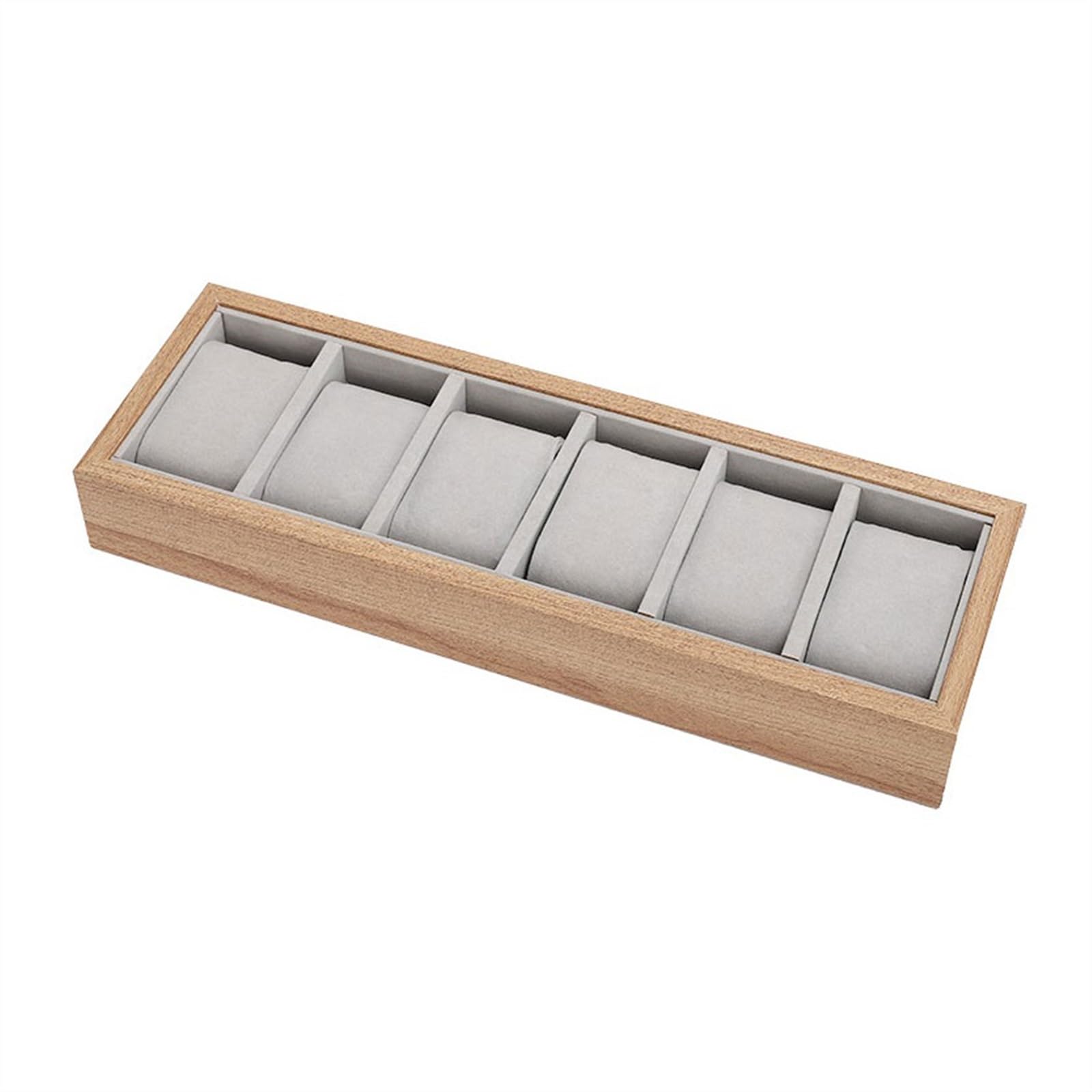 Kp6xLf3gT watch holder box Large Capacity Watch Storage Box Jewelry Display Organizer Wooden Tray
