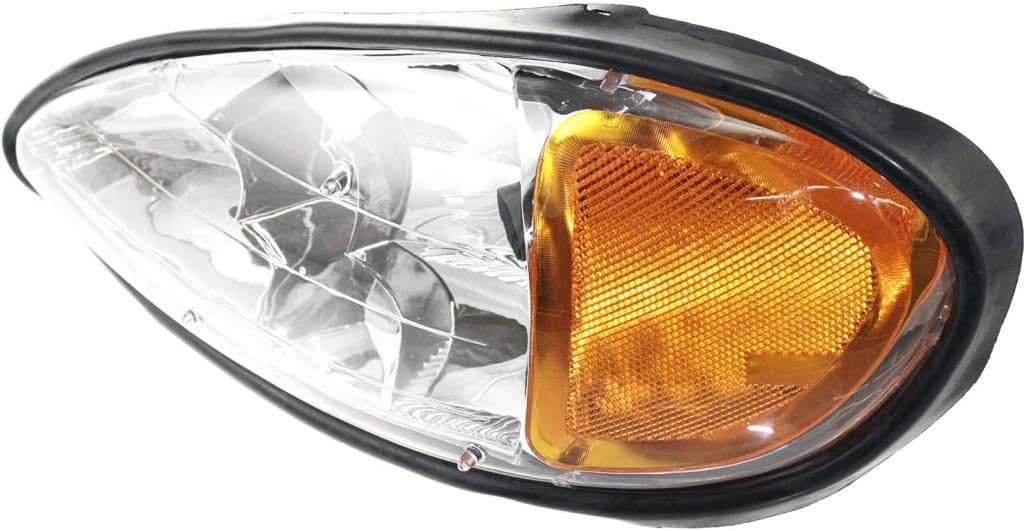 CarLights360 For Pontiac Grand M 1999-2005 Headlight Assembly Pair Driver and Passenger Side DOT Certified | GM2502196 | GM2503196 | 22672207
