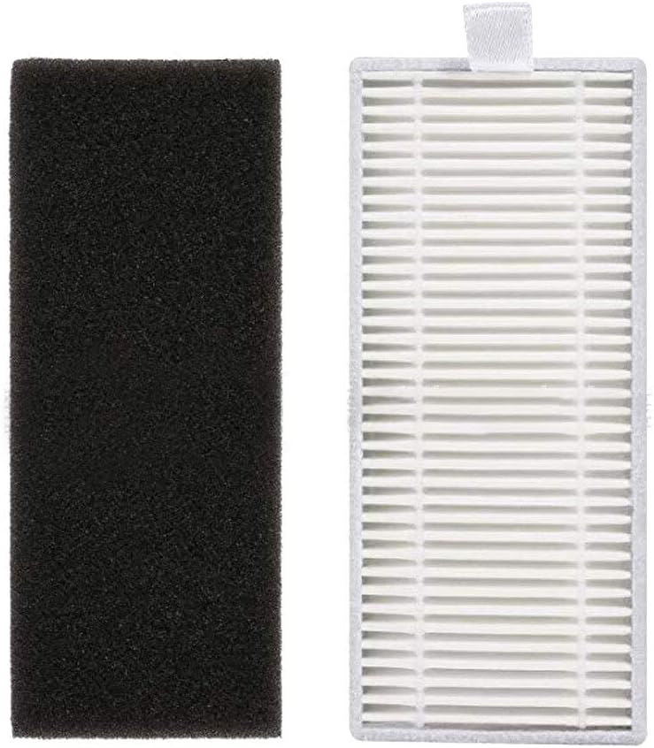 Replacement Roller Side Brush HEPA Filter Compatible with Eufy RoboVac 11S Plus 15C 25C 30C 35C 12 15T (Set F)