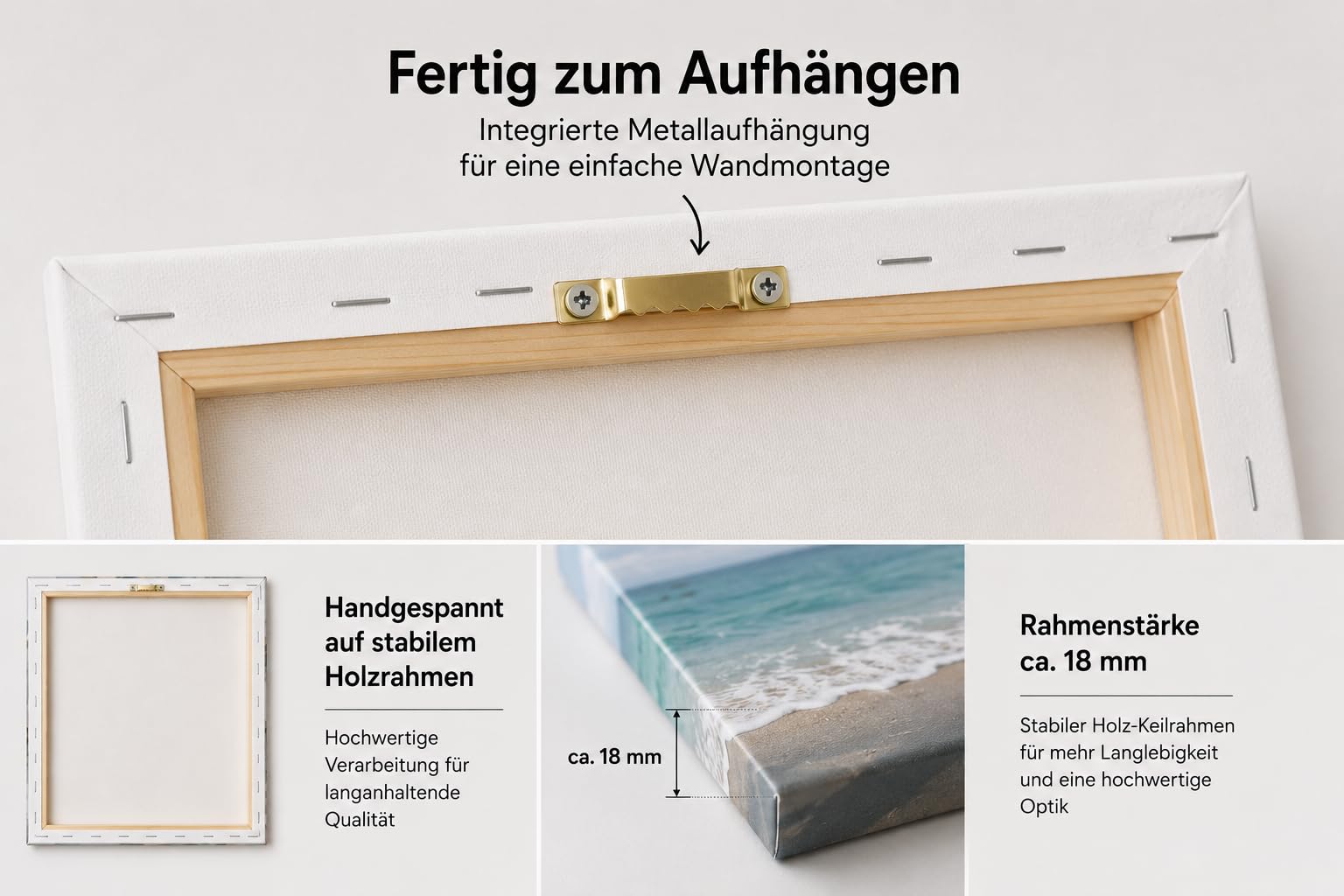 Pet-Jos Foto auf Leinwand mit eigenem Bild – Personalisierter Leinwanddruck auf Keilrahmen – Individuelles Wandbild als Fotogeschenk – Brillante Farben und Premium Qualität (Vertical, 100 x 70 cm)