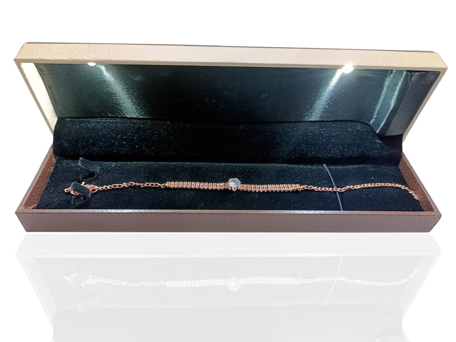 AI ANKIT INTERNATIONAL Gold Plated Bracelet Jewelry, Gold plated Bracelet for man & Women (Round, With Box) (B0CCW1ZXSW) Amazon Price History, Amazon Price Tracker