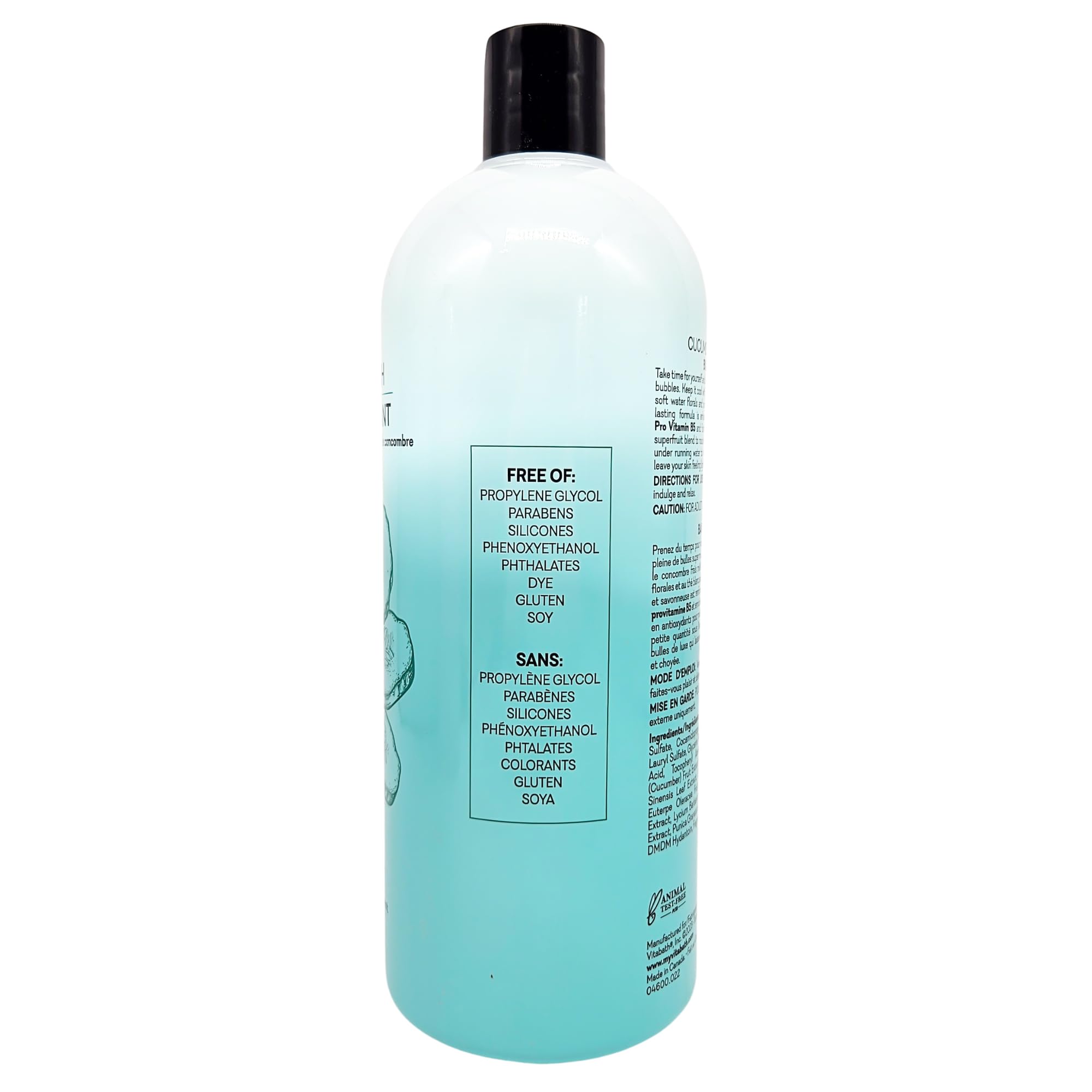 Amazon.com : Vitabath Cucumber & White Tea Bubble Bath Rich