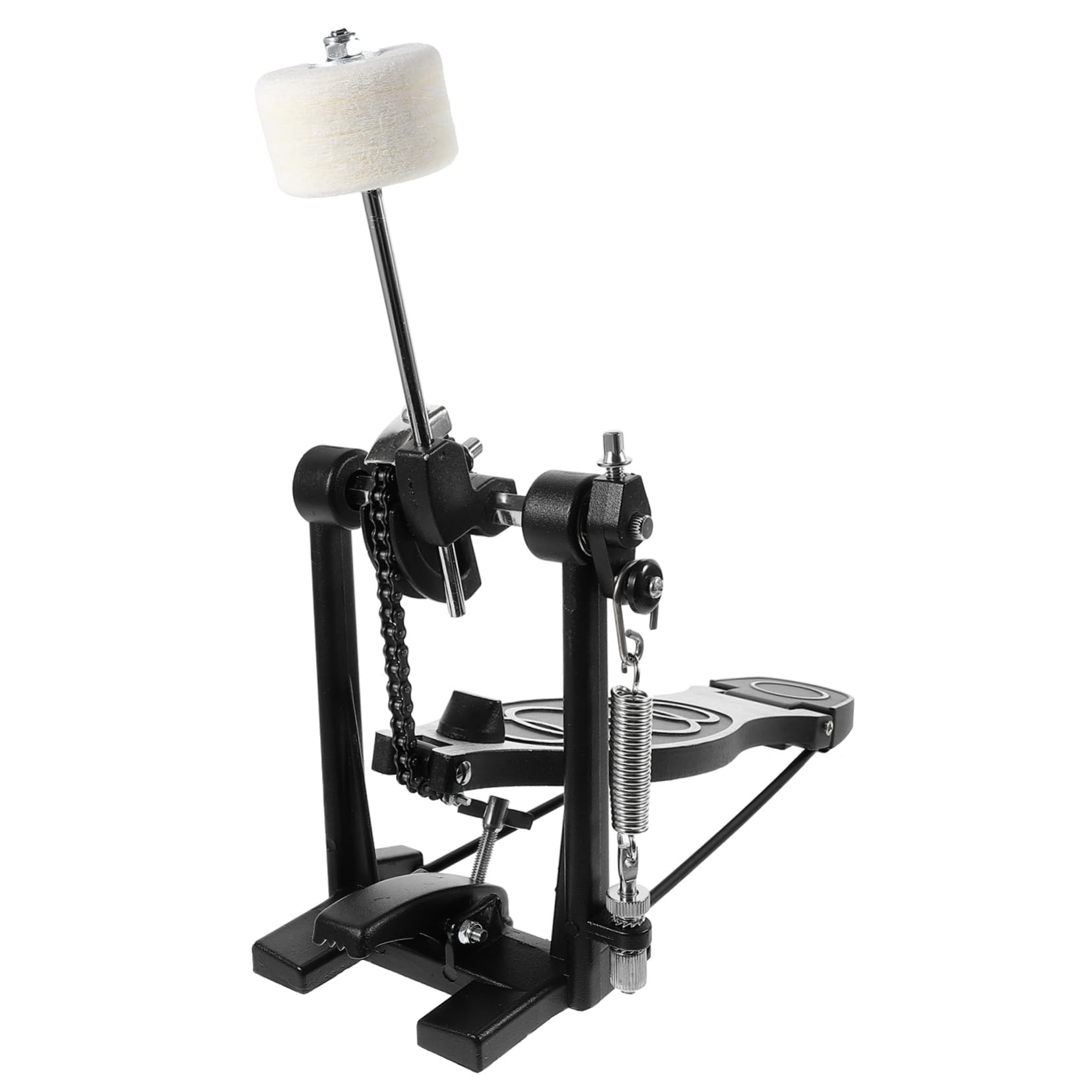 Pedale Singolo in Lega di Alluminio e Ferro Fuso per Grancassa Sostituzione Professionale Facile da Installare Accessorio Versatile per Strumenti Musicali per Set di Batteria