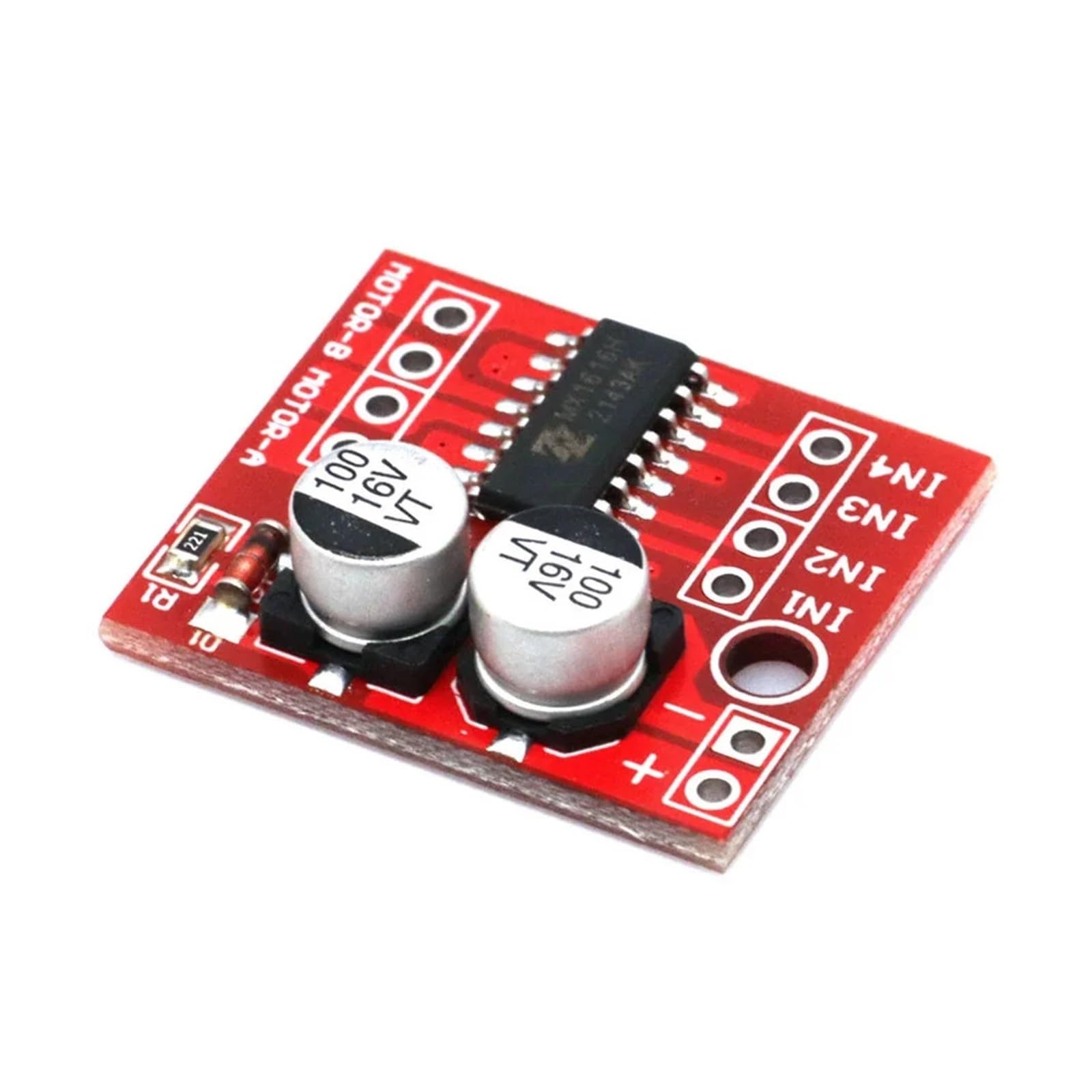 Módulo controlador L298N, CC 2 V-10 V, 1,5 A, velocidad PWM, de motor paso a doble puente H