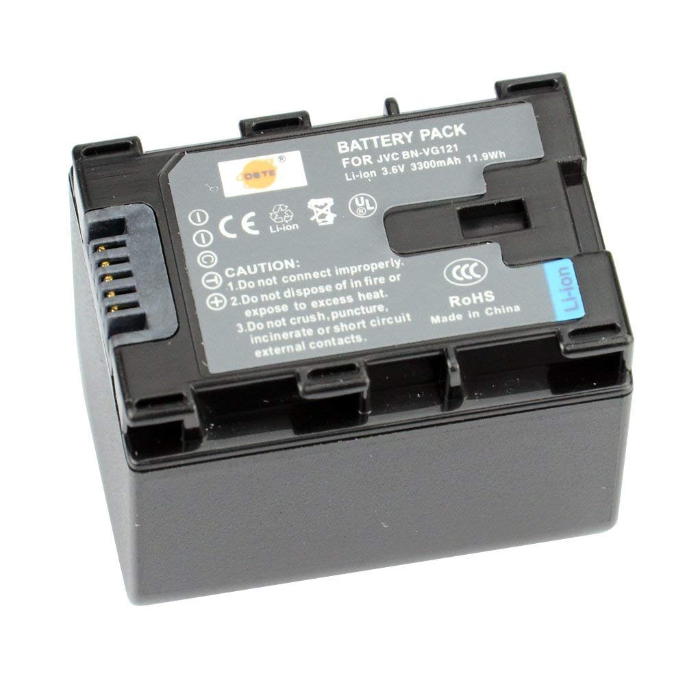 Batterie 2900 MAh + Chargeur USB LCD Pour Appareils Photo JVC - Compatible BN-VG121 - DuraPro