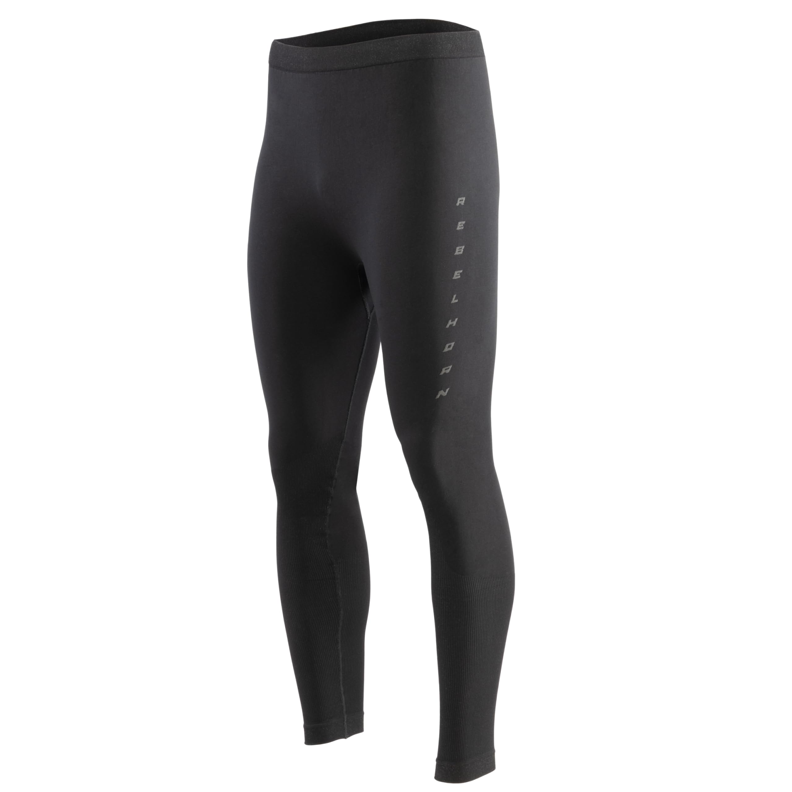 REBELHORN Freeze II Pantaloni Termici Uomo| Biancheria Termica Rinfrescante | Assorbe l'umidità | Traspirante | Zone di Compressione | Abbigliamento Moto Termico