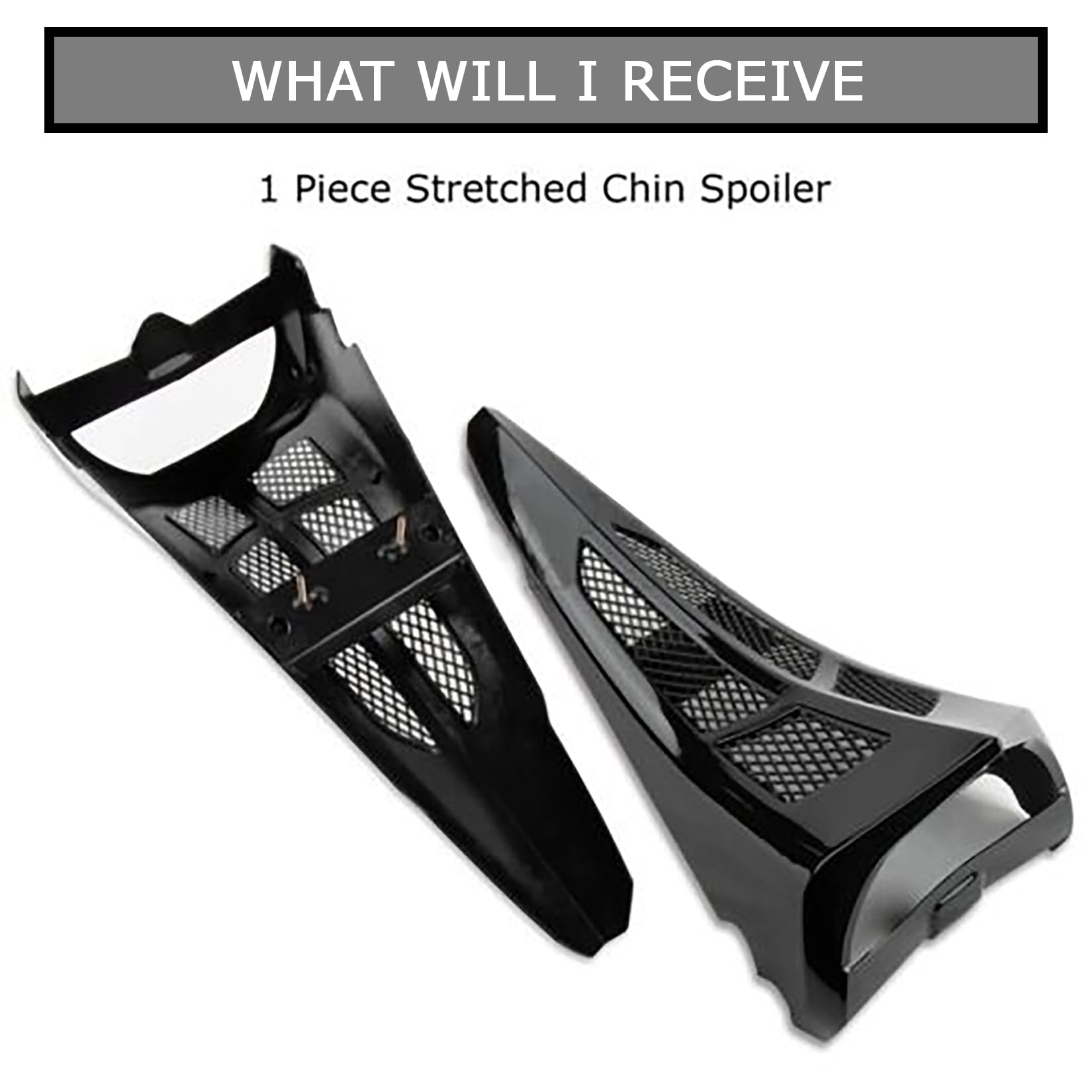 Bid4ze Plastic Uitgerekt Tall Chin Spoiler Scoop Voor Harley Touring Electra Glide Road Glide Street Glide 1997-2013 Glans Zwart Bid4ze Plastic Uitgerekt Tall Chin Spoiler Scoop Voor Harley Touring Electra Glide Road Glide Street Glide 1997-2013 Glans Zwart