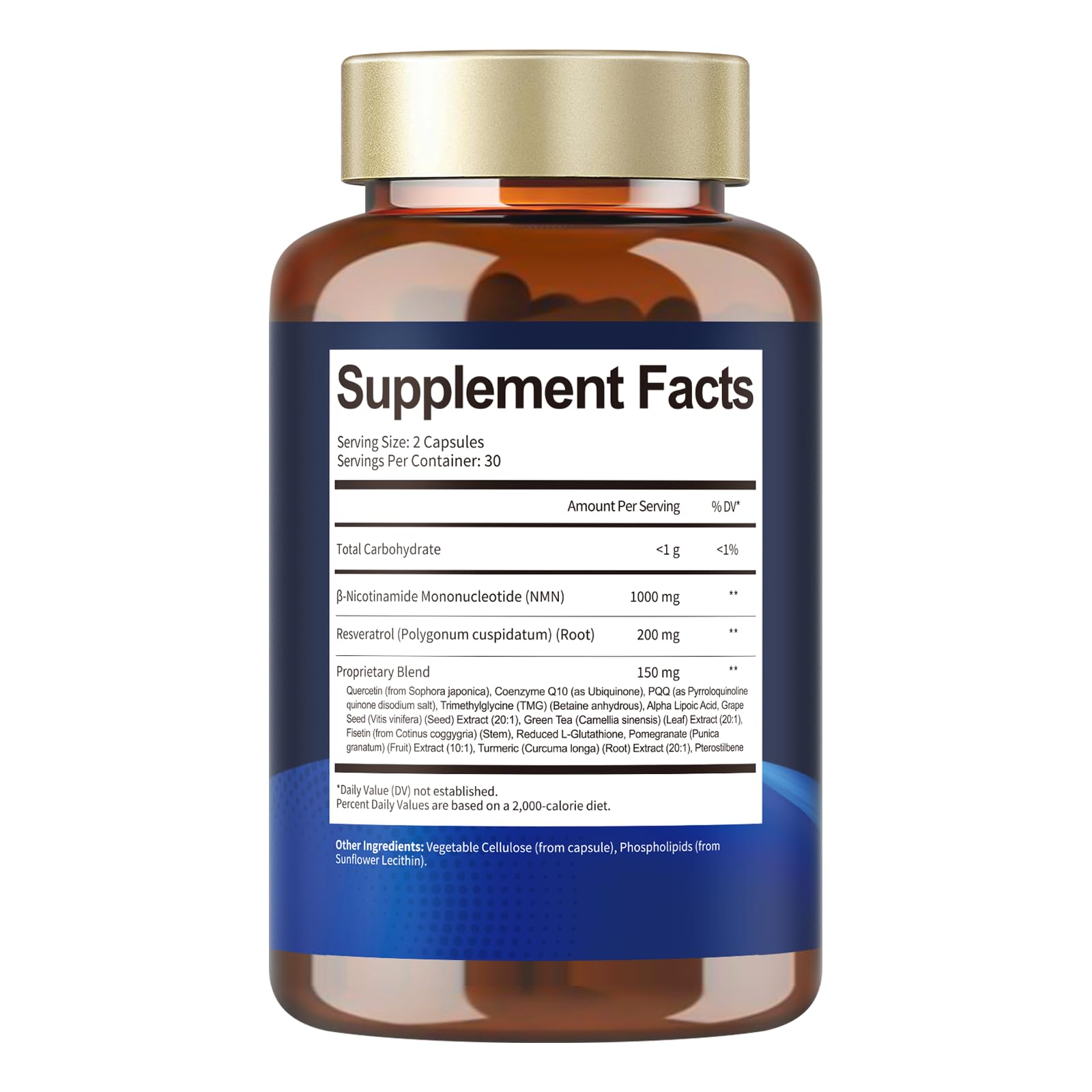 Totaria Liposomal NMN Supplement 1000mg, 14-in-1 NMN Resveratrol Capsules with CoQ10, TMG, Quercetin, ALA, PQQ, Support NAD Levels, Cellular Energy & Healthy Aging, 60 Capsules, cGMP, Filler Free — Amazon image 12