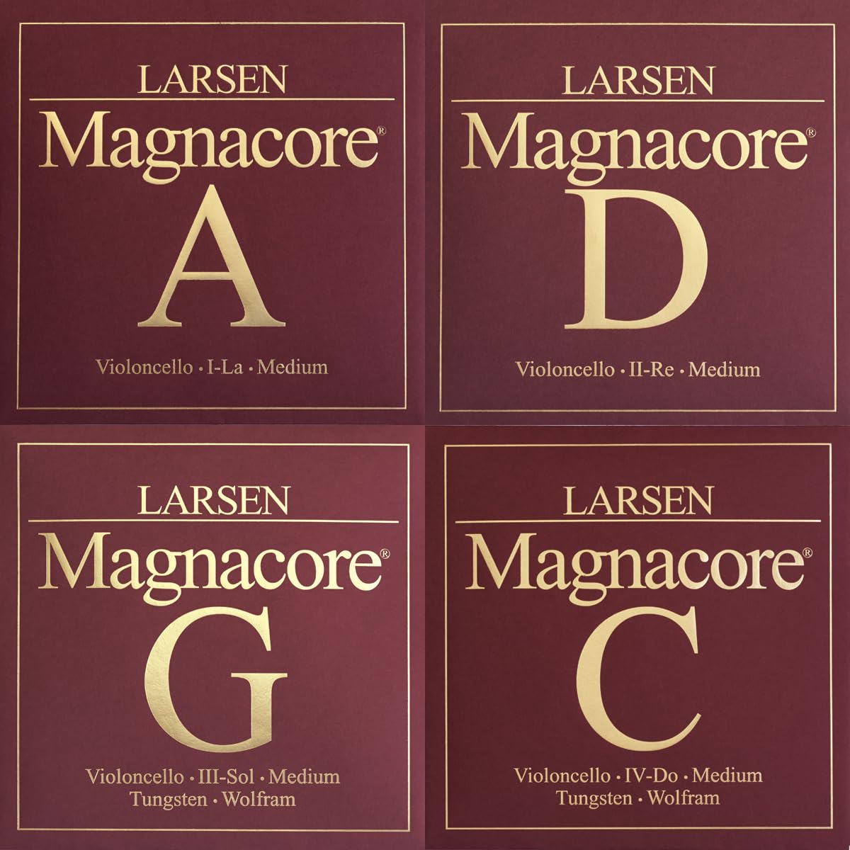 Amazon.com: Larsen Cello Strings (LCMC-MAGNACORE SET) : Musical