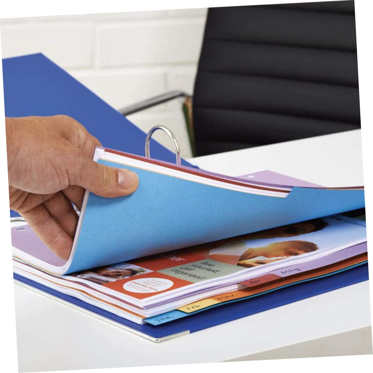 Amazon.co.jp: Ciieeo A4仕切りページ 12枚 彩色なインデックス