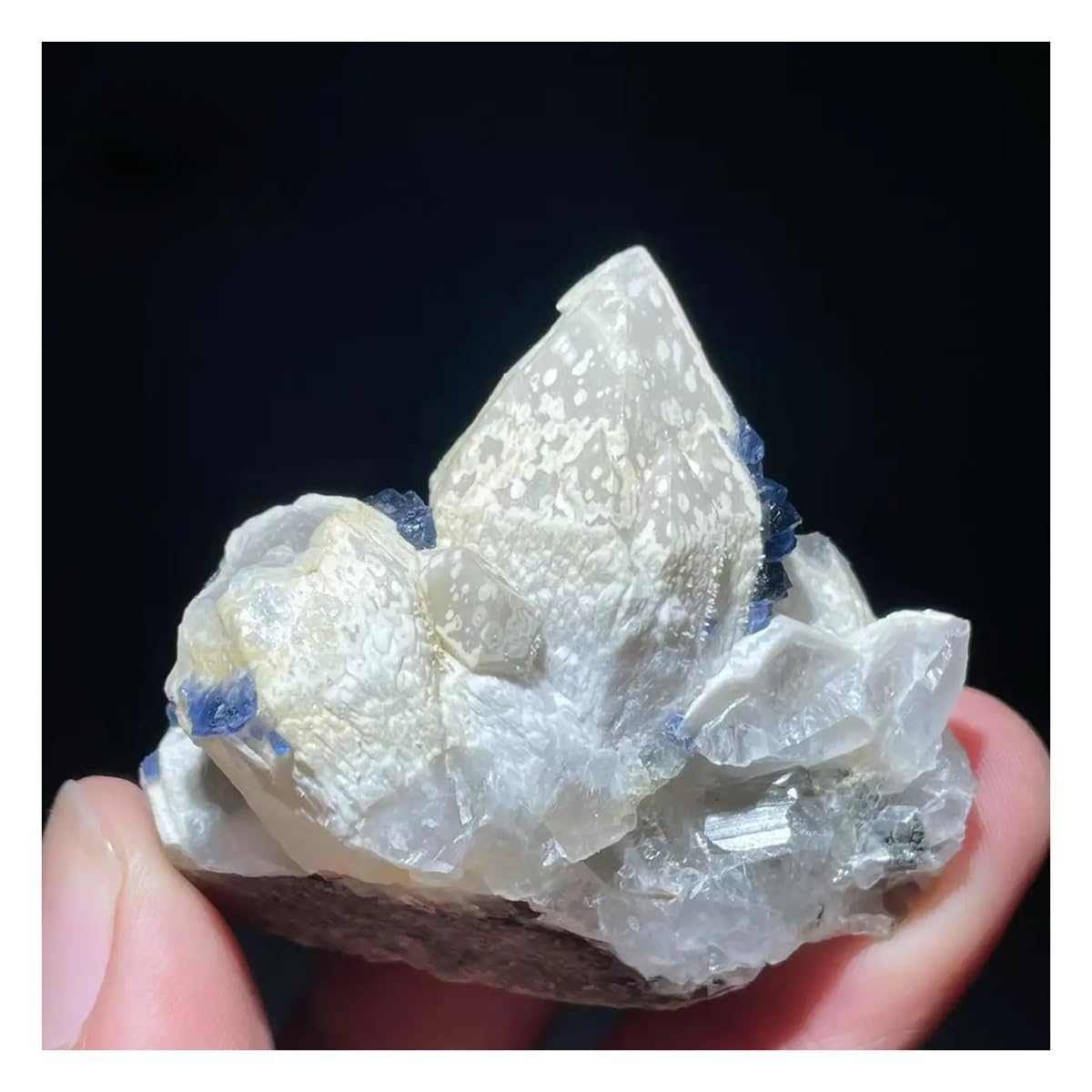 Fluorita azul natural en bruto de 69g, el regalo perfecto para amantes de la geología