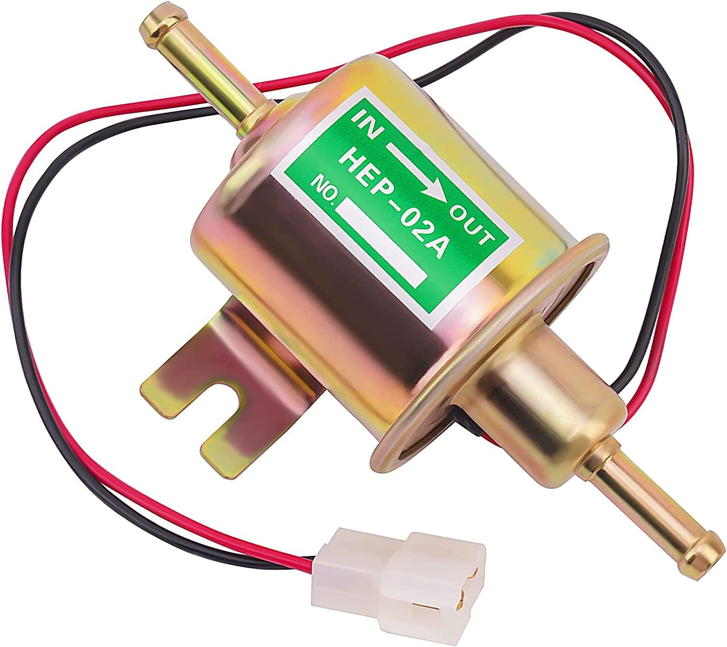 Pompa di Benzina Elettrica,12 V Pompa Carburante,Pompa carburante elettrica universale, Pompa di alimentazione elettrica a bassa pressione,per benzina,diesel HEP 02 A