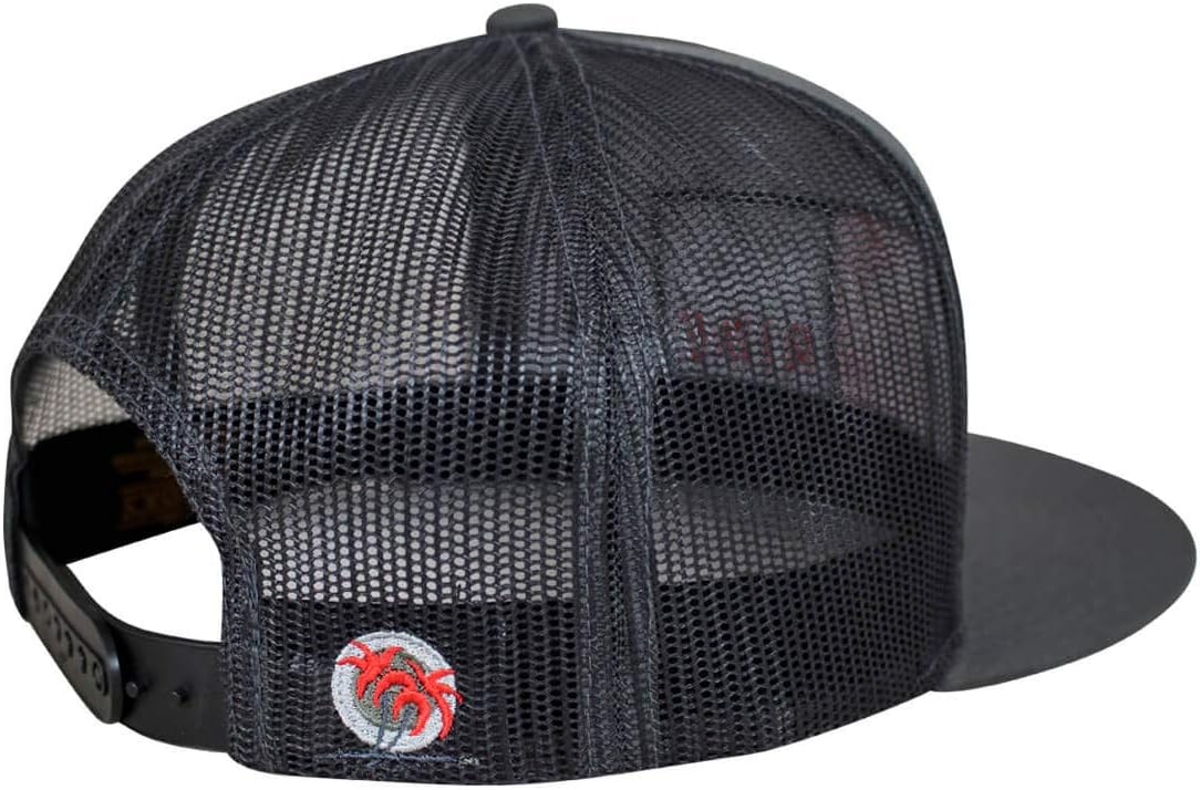 N-R Combo Charcoal Classic 6006 Snapback Trucker Baseball Hat