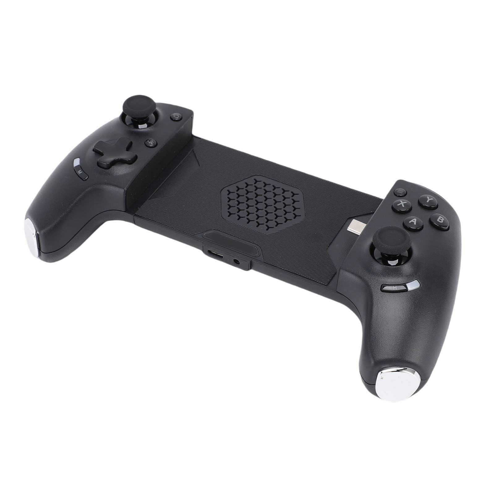 Erchineko Mando para Juegos Móviles, Mando Bluetooth, para Teléfono Inalámbrico Bluetooth 5.3, USB C, con Cable, Gatillo Hall, Función, Mapeo de una Tecla, Carga Simultánea para