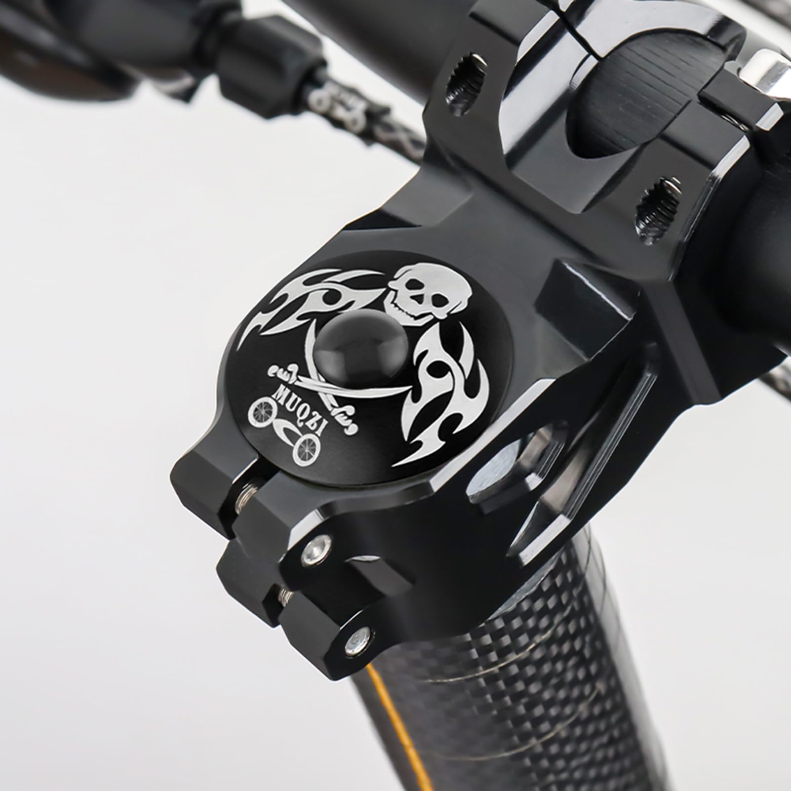 Yundxi 10 Pieces Bicycle Headset Cap Waterproof Dustproof M6 Hexagon Screw MTB Bike Rubber Stem Top Cover Bike Bolts Parts - Image 4