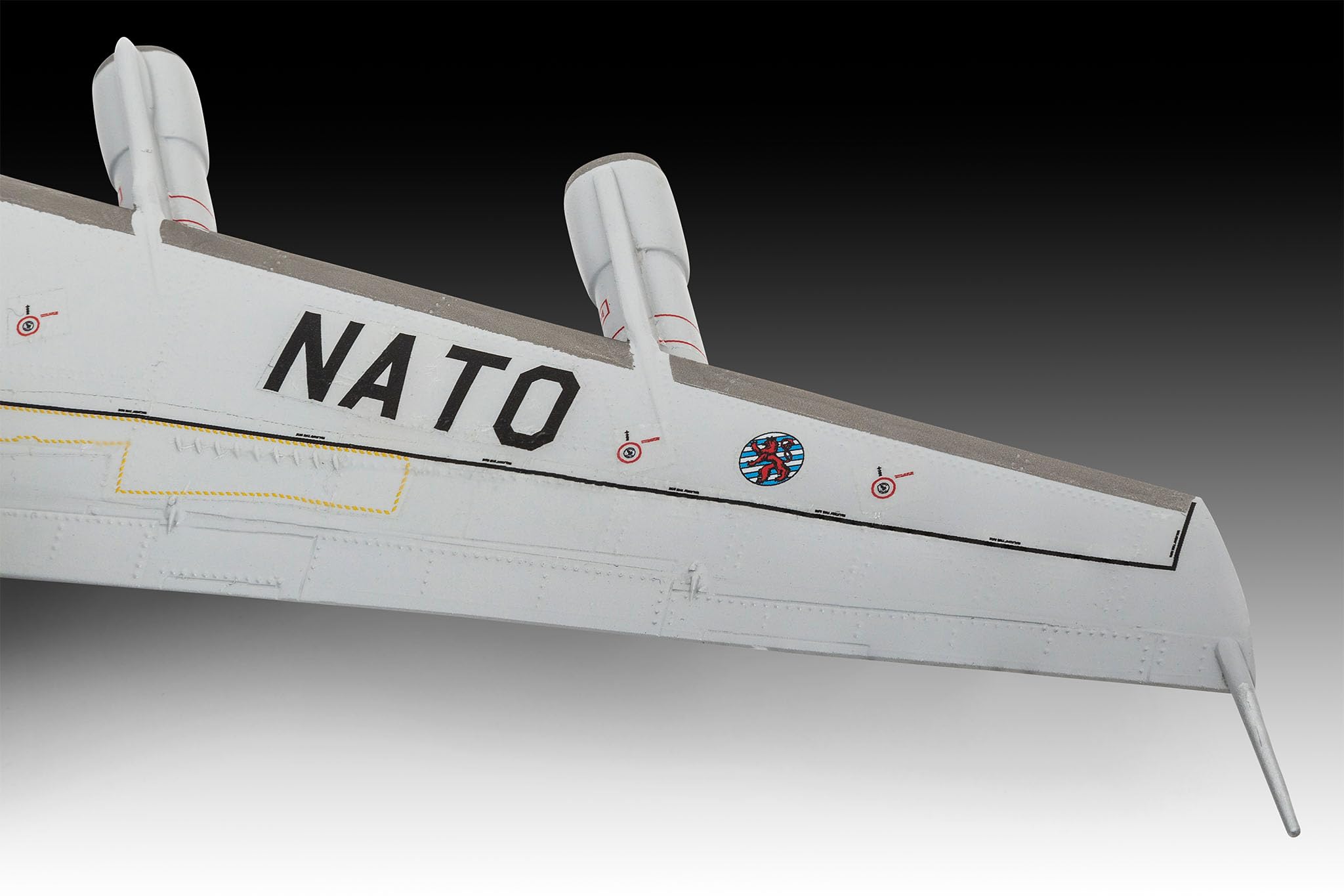 Revell 63794 zestaw modeli Boeing E-3A skala 1:144 niezabudowany/niepomalowany plastikowy model zestaw z akcesoriami