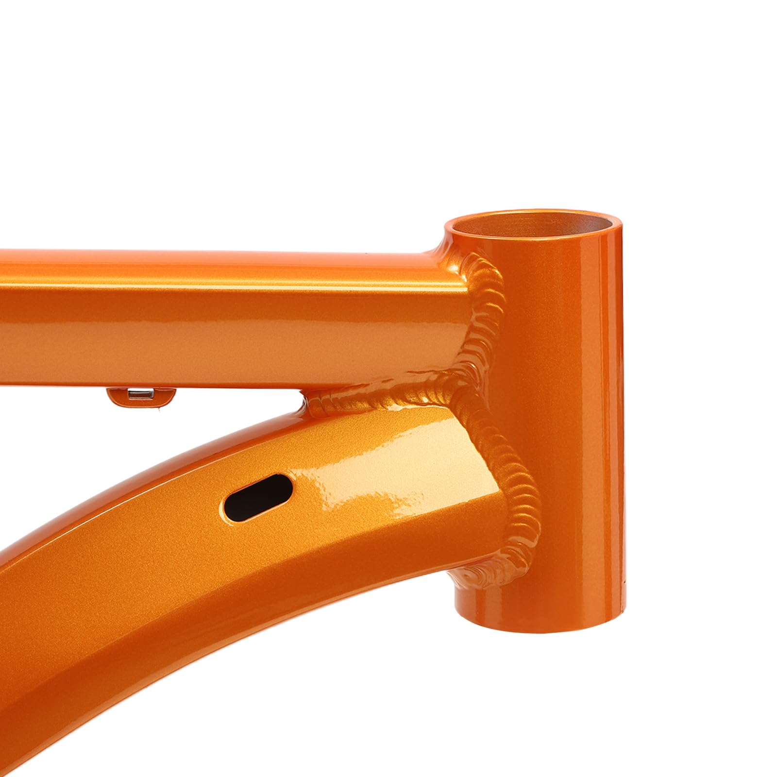 SAUADY 26 Zoll Aluminium Fahrradrahmen MTB Hardtail Rahmen Leichtgewicht Robust Für Mountainbike Trekking Tour 26 Zoll Rahmengröße Orange Sport & Freizeit