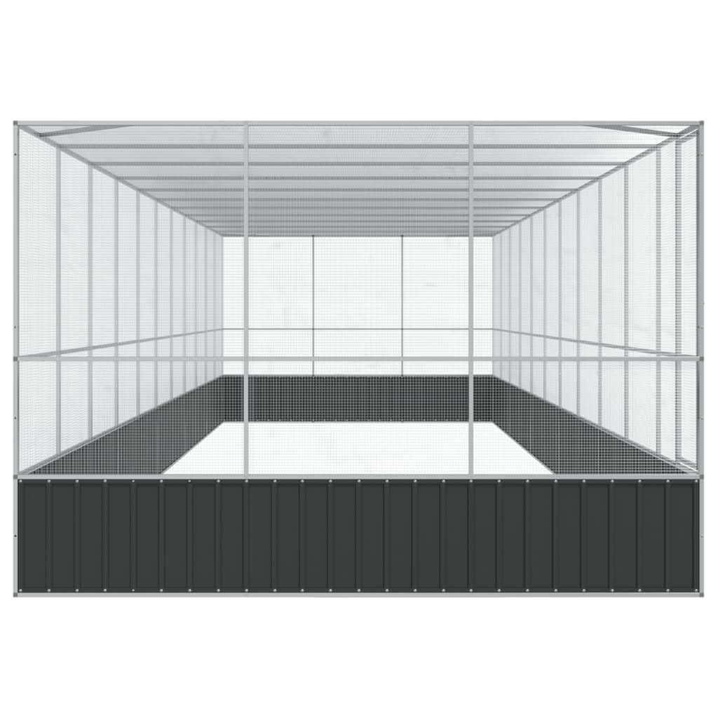 Yaheetech Vogelvoliere XL Vogelkäfig Vogelhaus Tierkäfig 160cm hoch