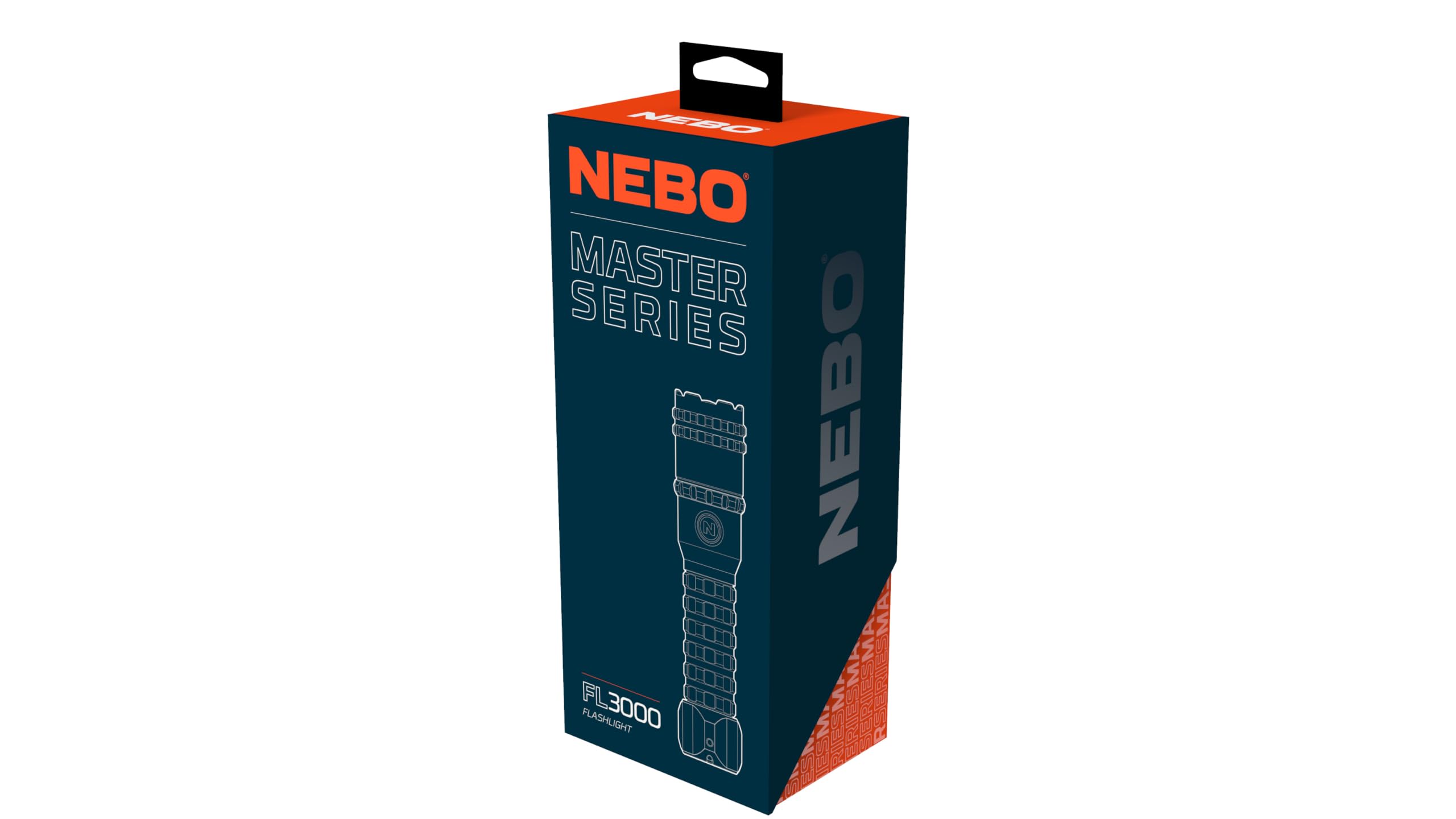 NEBO Master Series FL3000 - Torcia con 5 modalità di illuminazione, ricaricabile e impermeabile, accessori per campeggio ed escursionismo