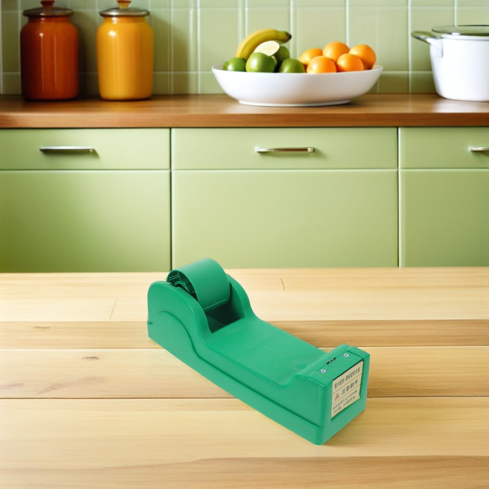 Macchina Legatrice Portatile per Verdure Fresche da Supermercato, Strumento Manuale di Imballaggio Distributore Nastro Adesivo, Compatta e Igienica per Confezionamento Rapido