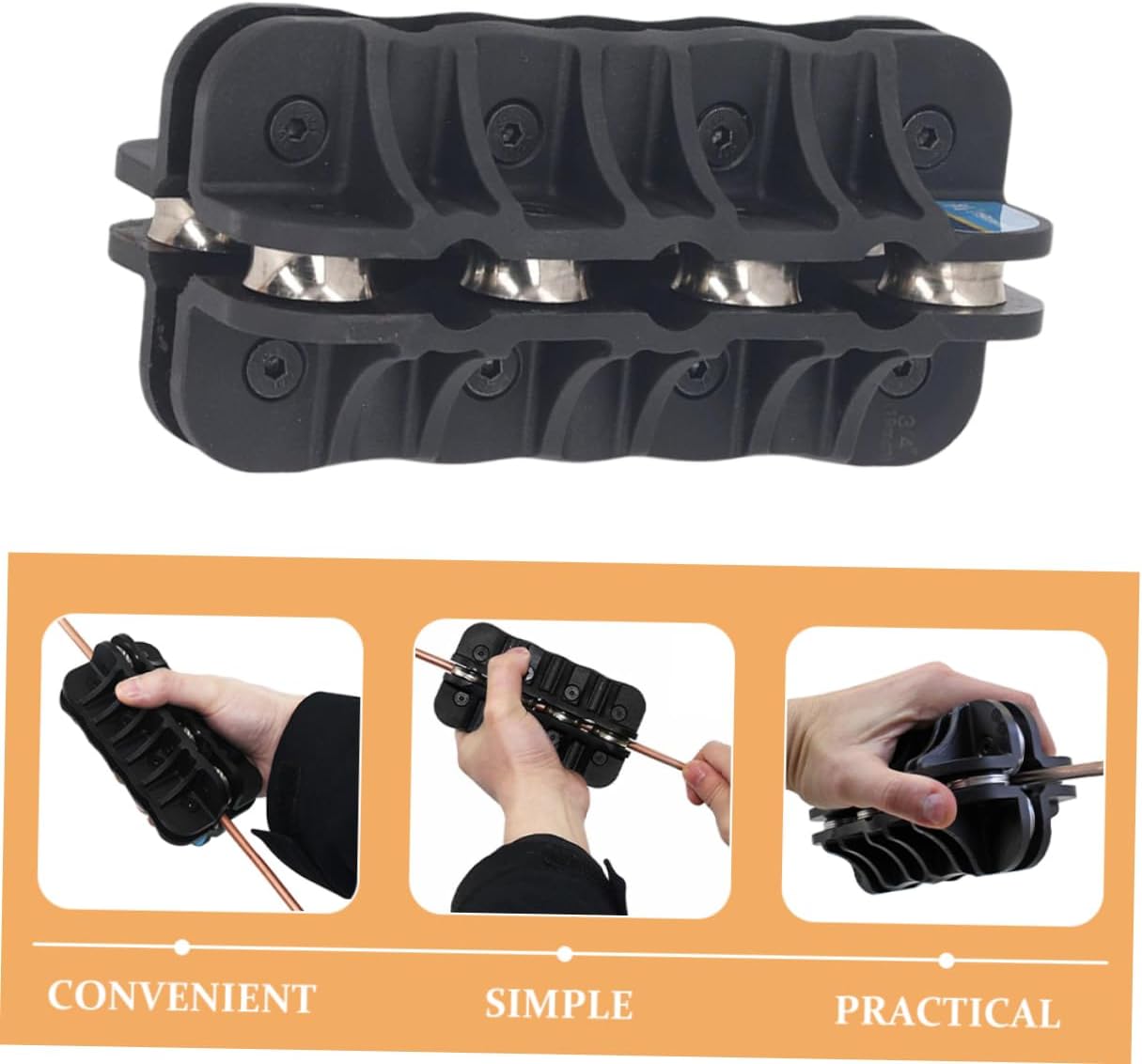 Multi-functional Handheld Tube Straightener Tool for Repair Efficient Straightening for Lines and Leak Prevention