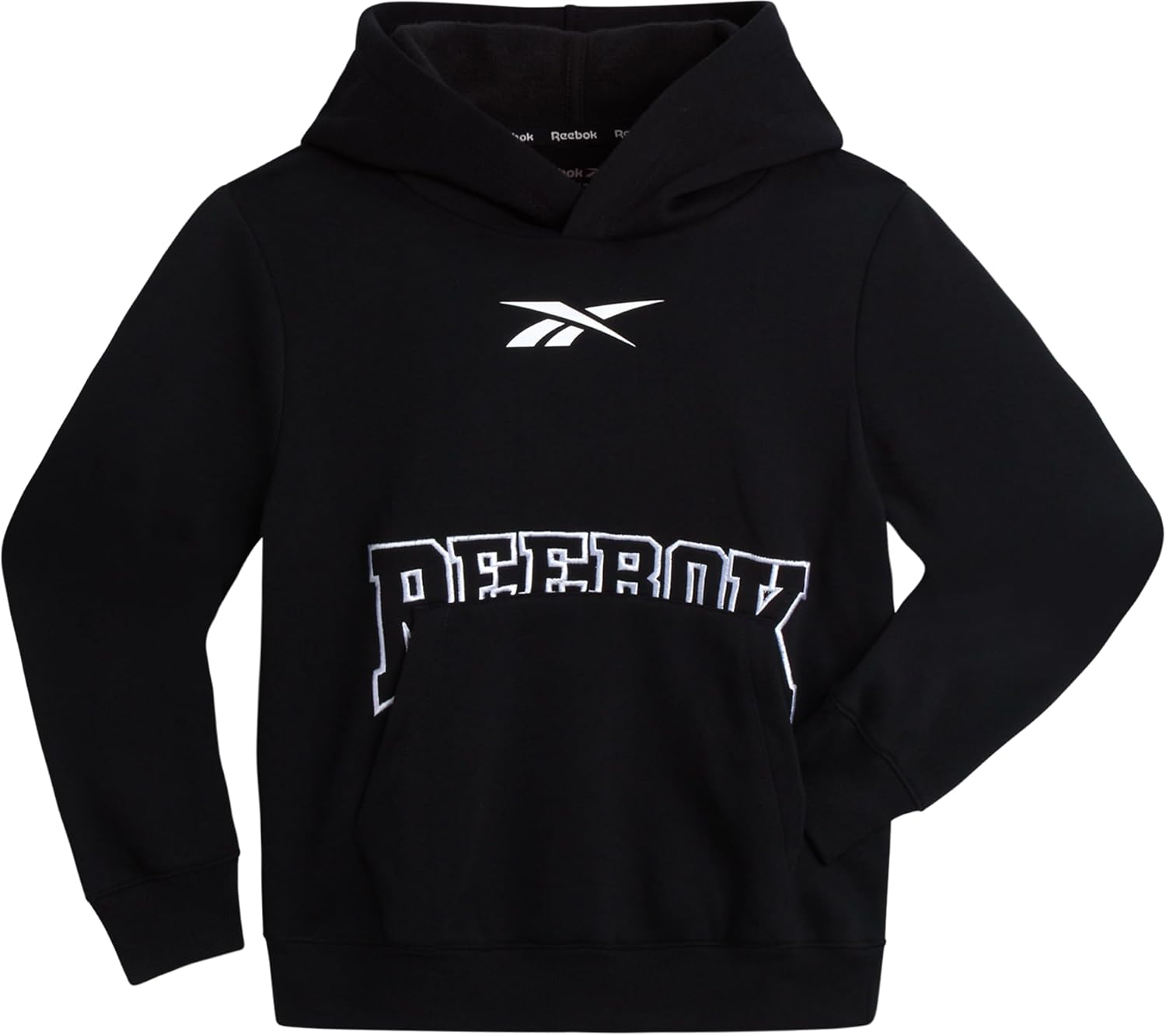 Reebok Boys Sweatshirts - Performance Fleece Pullover Boys Hoodie Cozy Graphic Hoodies for Gym Running and Casual Daily Wear