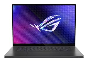 ASUS ROG Zephyrus G16 OLED GU605CM-QR003 Gaming-Laptop, 40, 6 cm (16 Zoll), 2, 5 K, 240 Hz, Core Ultra 9 285H, 32 GB RAM, 1 TB SSD, NVIDIA RTX 5060 8 GB, ohne Betriebssystem, Grau Eclipse - Tec. QWERTY