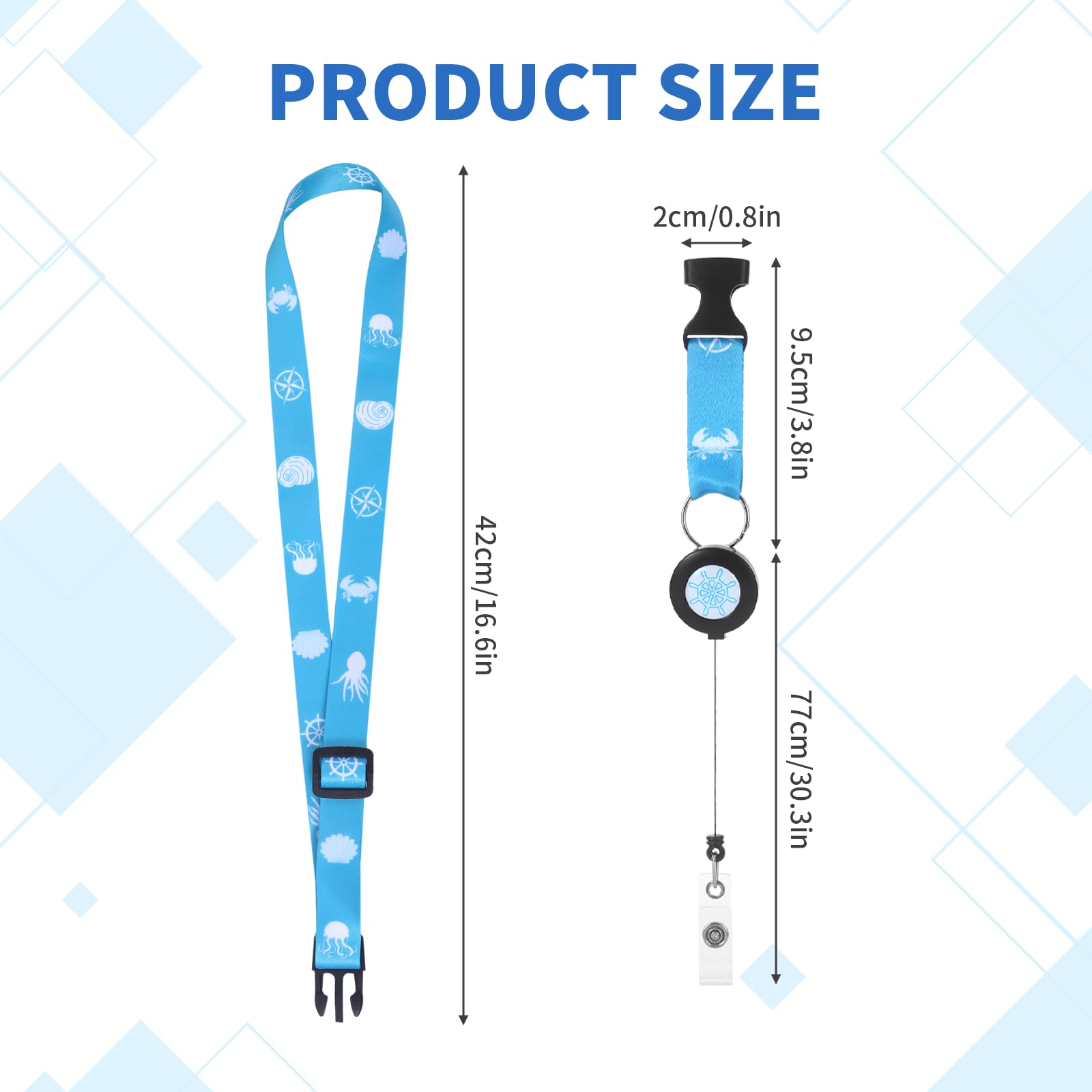 4 PCS Cruise Lanyard with Card Holder - Image 2