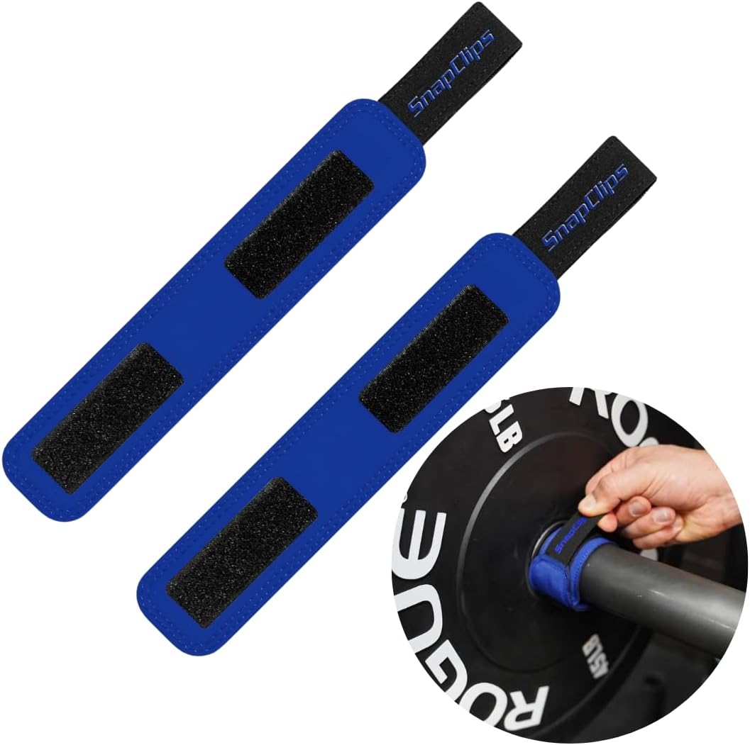 Barbell Collars | Pair of 2” Olympic Barbell Clamps | Quick & Easy Adjustable Weight Clips | Perfect Clips for Powerlifting, Strongman