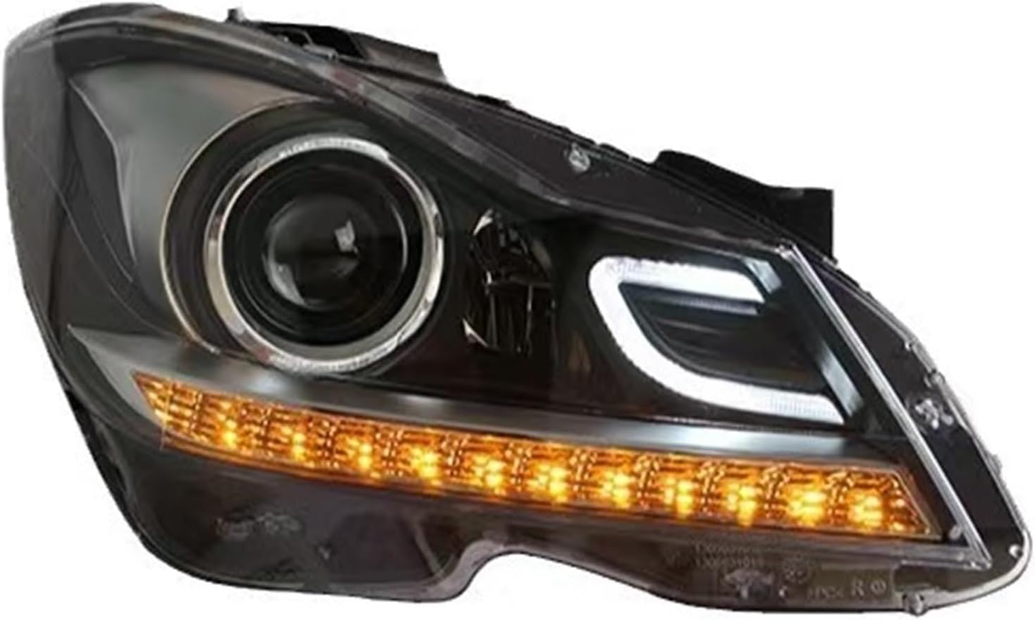 Car Lights Compatible For Benz W204 LED Headlight 2011-2013 C200 C260 DRL Signal Front Head Lamp Hid Bi Xenon Automotive Accessories