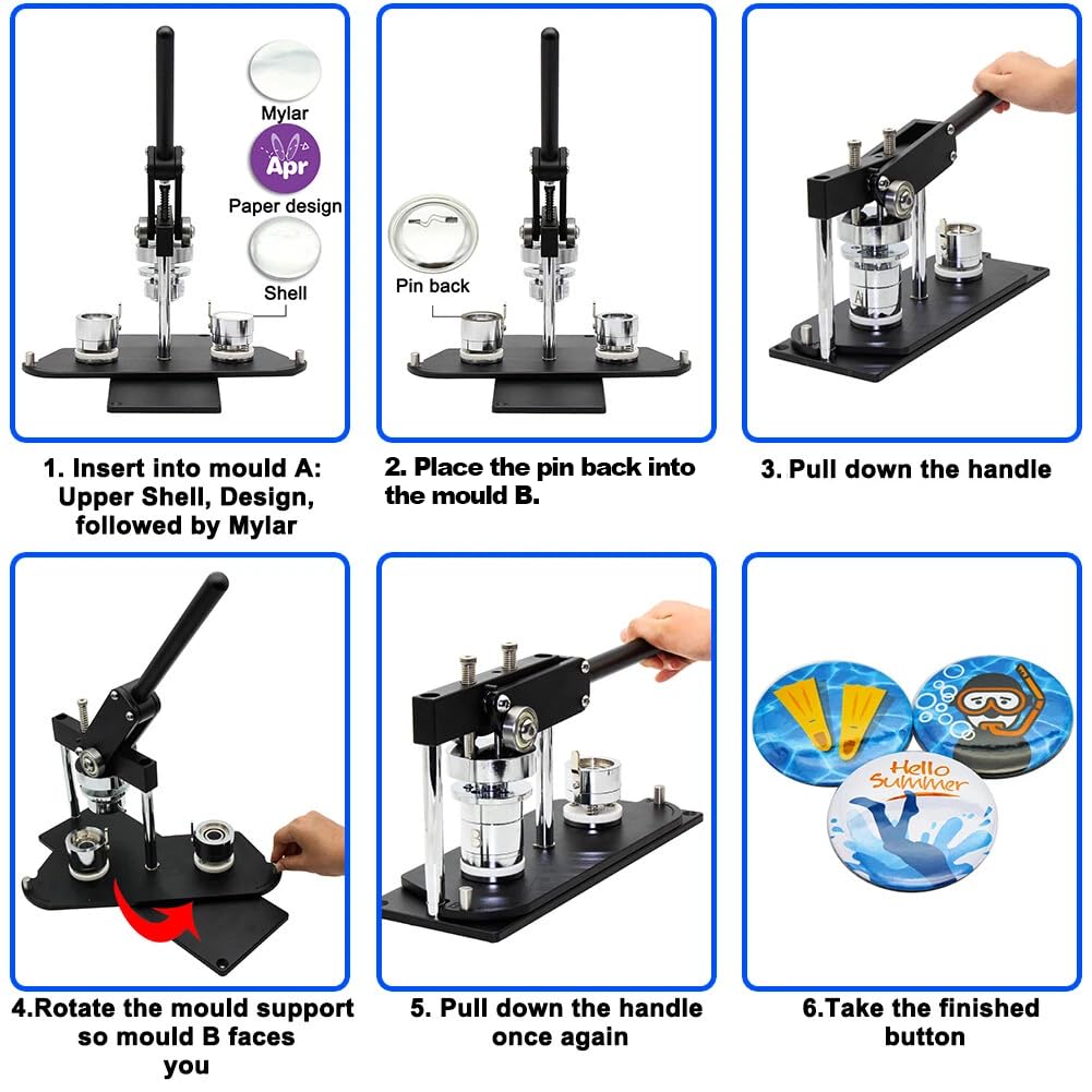 Button Maker Machine - Make Custom Buttons! -4