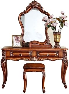 Solid Wood Dressing Table Storage Cabinet