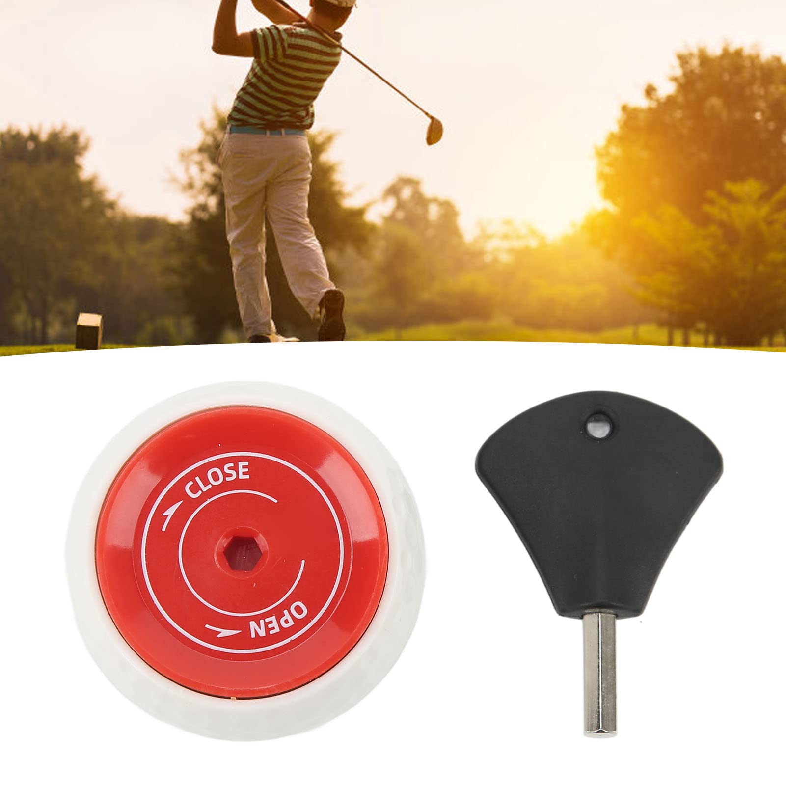 Practice Putting Ball, Putting Practice Trainer Ball Wheel Like Compact Plastic for Beginners