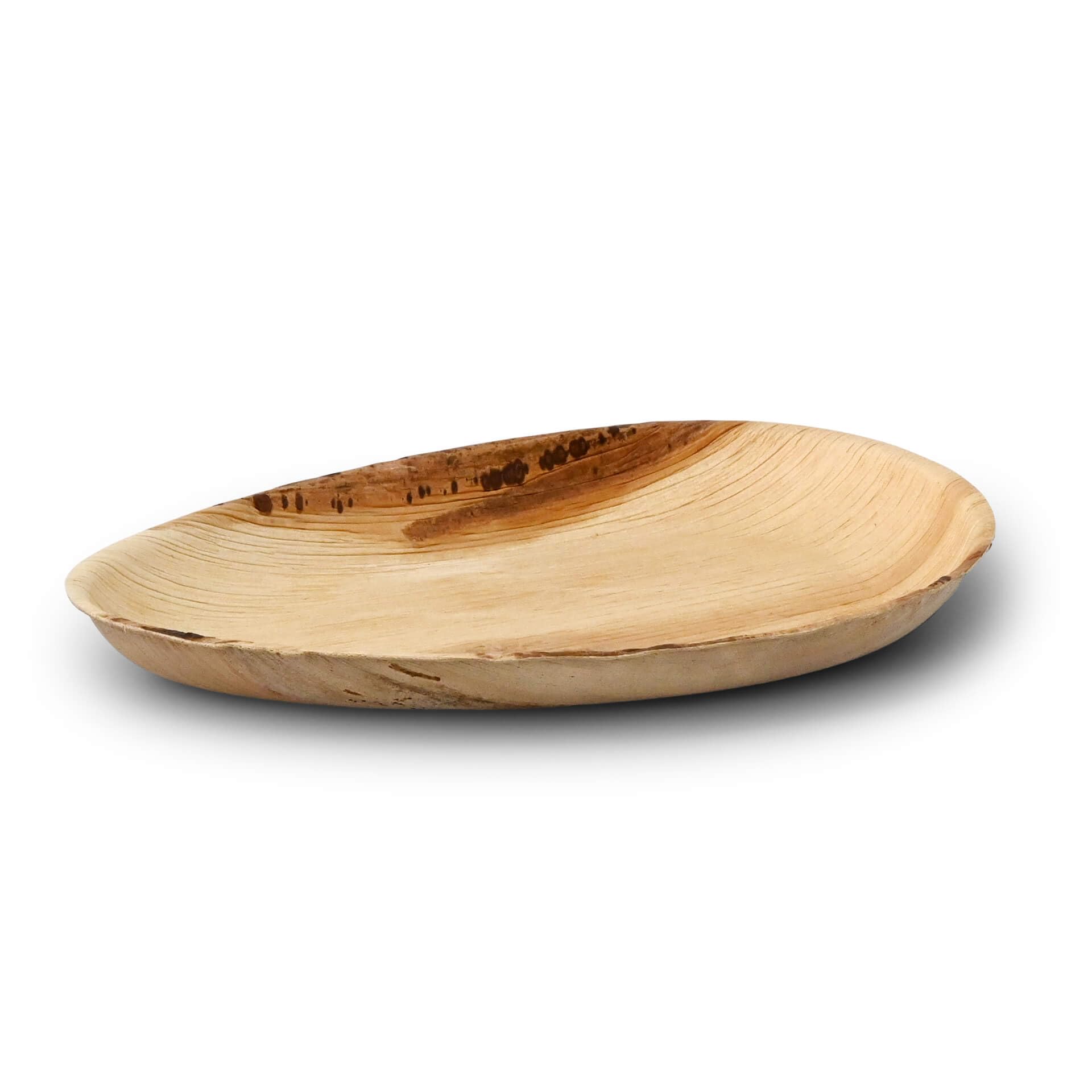 BIOZOYG Palmware - wysokiej jakosci naczynia z lisci palmowych I 200 sztuk glebokie talerze z liscia palmowego w ksztalcie kropli 26 cm I Bio naczynia jednorazowe biodegradowalne naczynia imprezowe jednorazowego uzytku naczynia na jeden raz