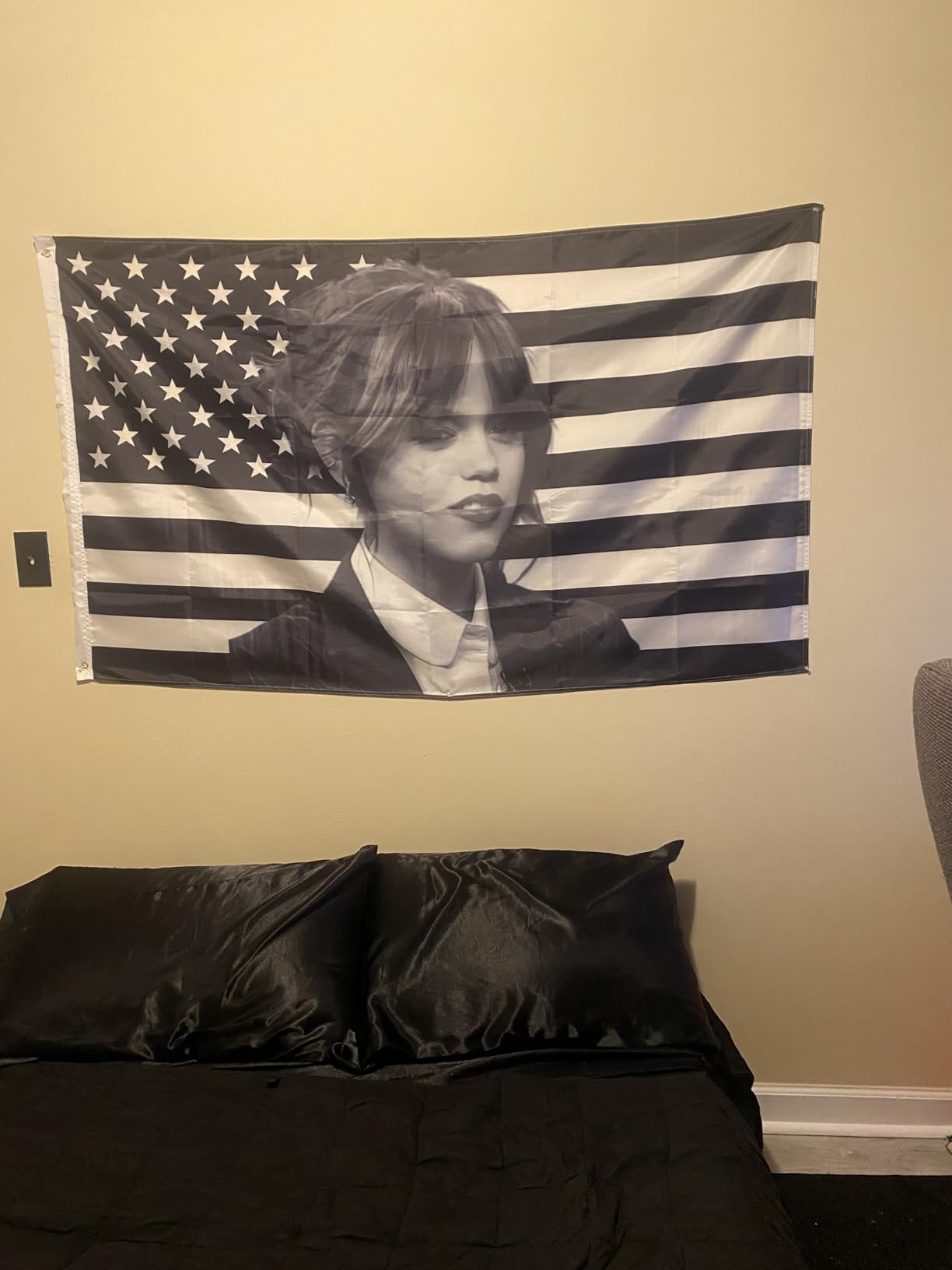 Custom American Tapestry Flag with Picture photo review