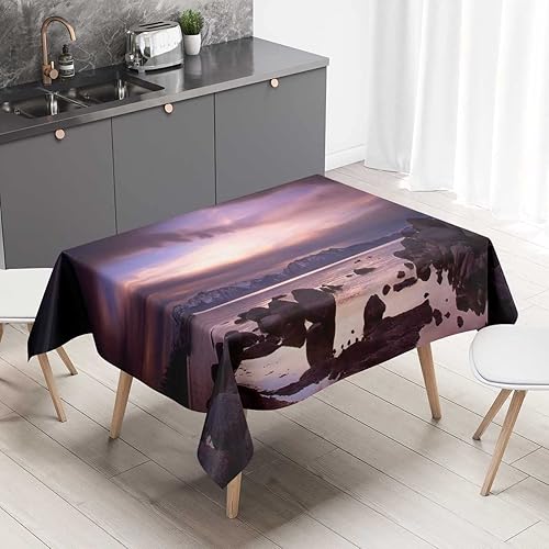 Mantel de fotografía escénica para mesa, mantel rectangular para mesa de picnic, decoración de granja, 30 x 30 pulgadas