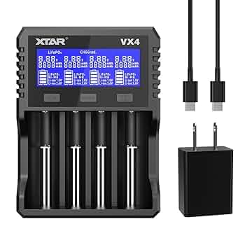 ヤモリ ŁADOWARKA SIECIOWA POCZWÓRNA DO OGNIW BATERII 4x