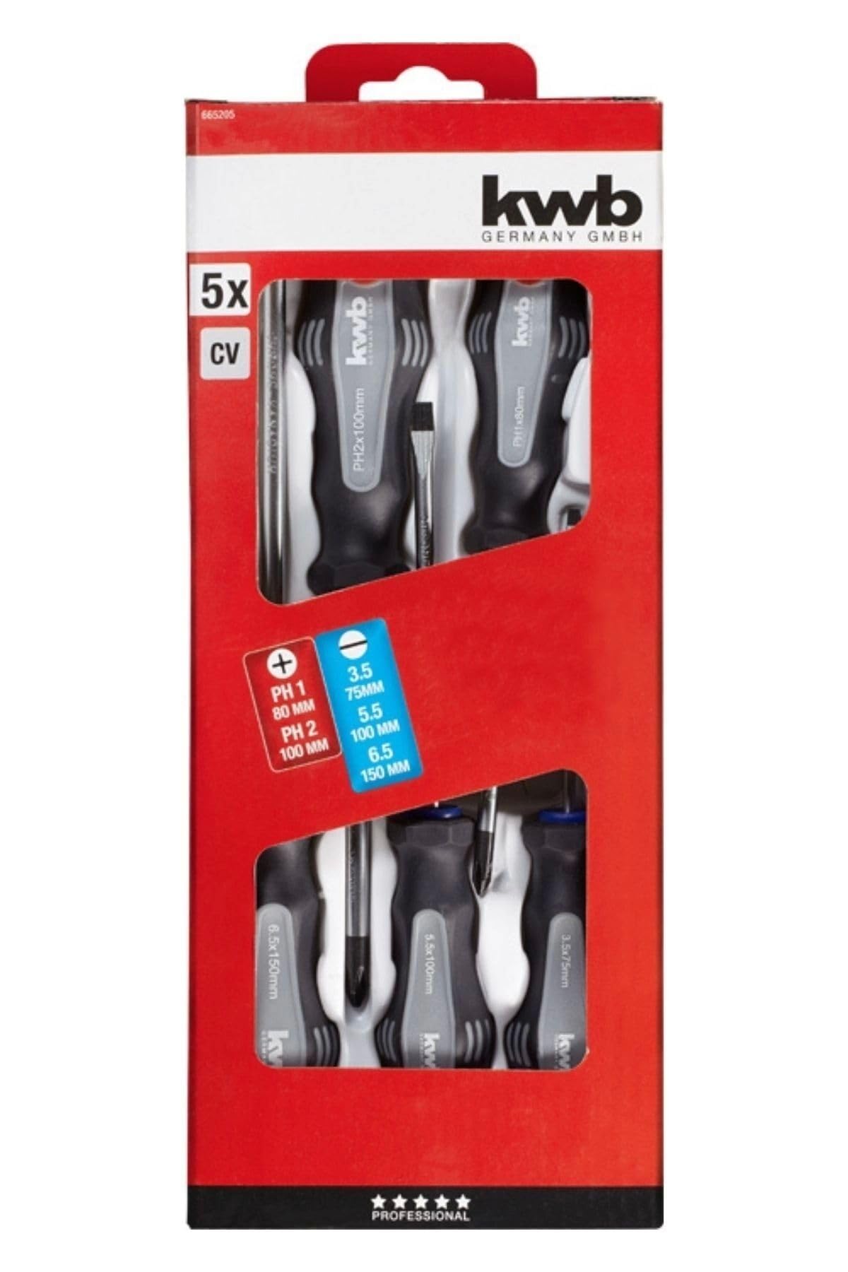 kwb Zestaw 5 wkrętaków