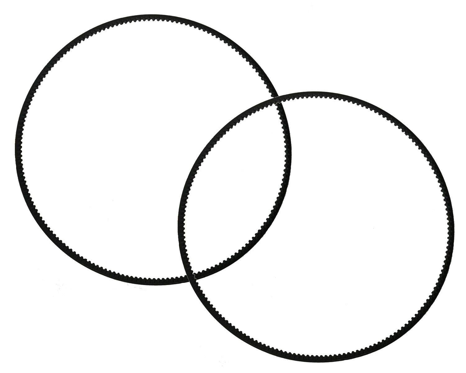 HASMX 5891 Belt Replacement Timing Belt Bread Machine Part Cogged Belt for Sunbeam Bread Maker Machine Model 5891, Programmable Bread Maker 5891 (2-Pack)