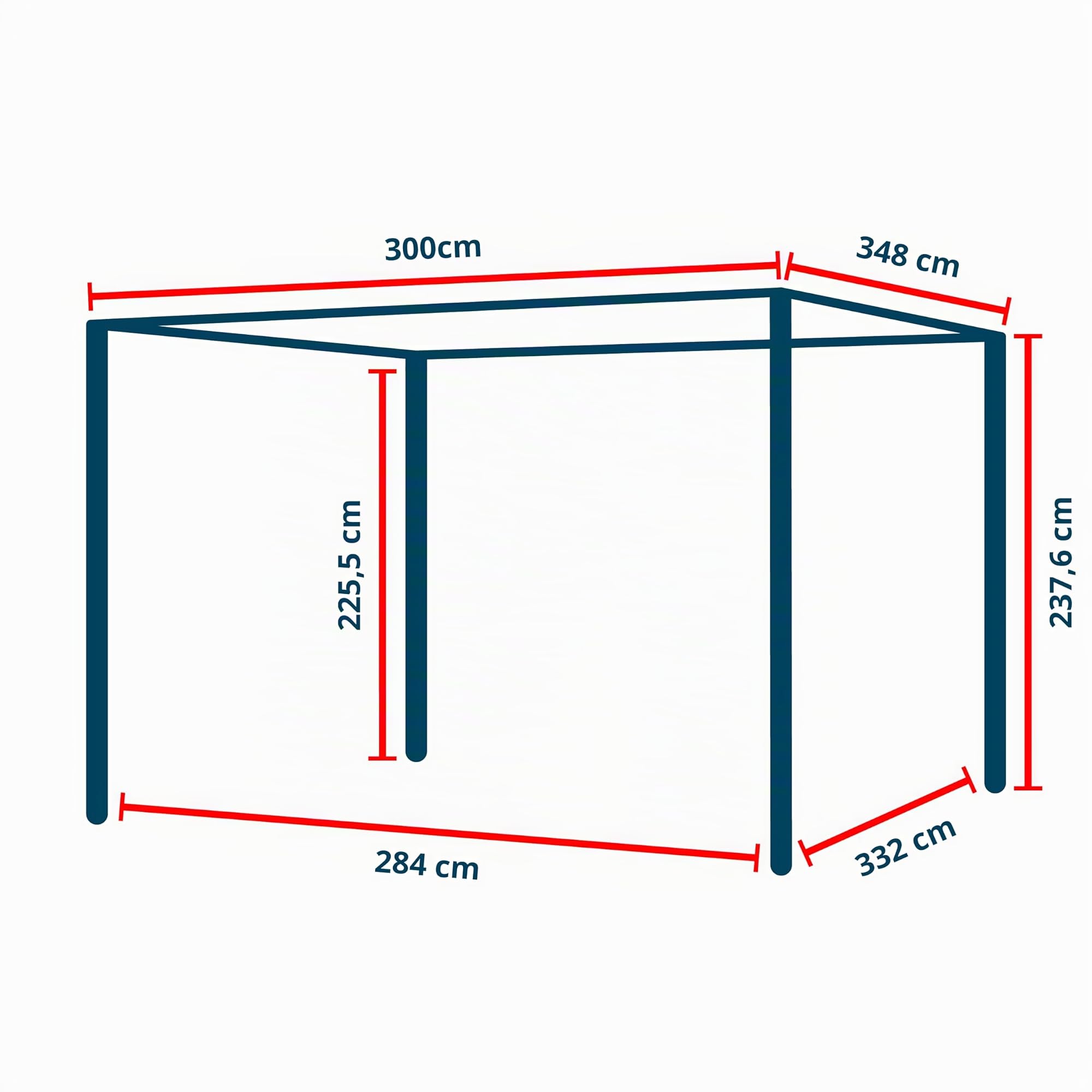 PRIMEYARD Pergola bioclimatique 3x3,5 m Poteaux et Toit à Lames en Acier - Anthracite