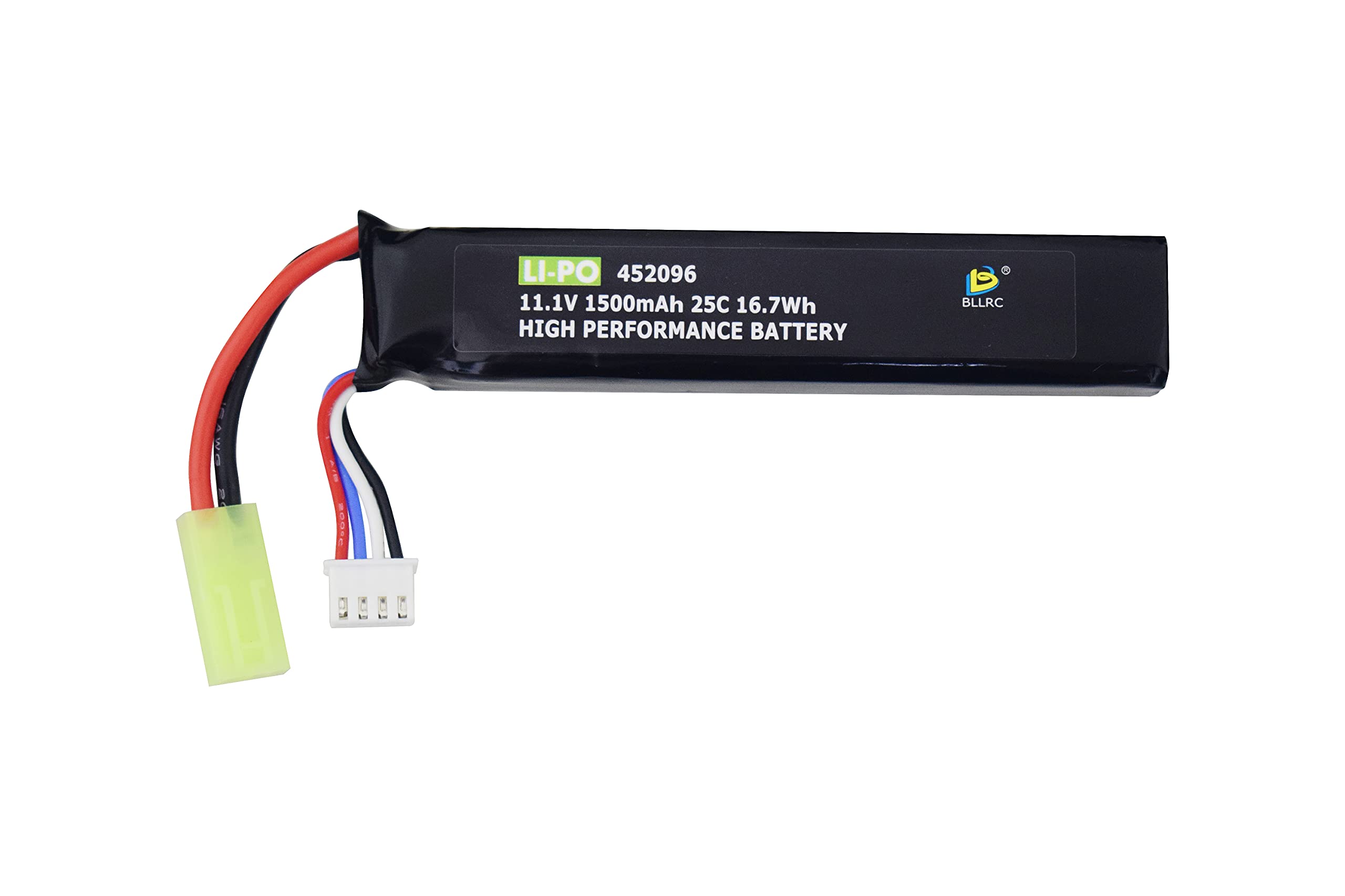2PZ 3S 11.1V 1500mAh 25C Batteria con Connettore Mini Odamiya per G36C M4A1-RIS M4A1 CAR15 MP5A5 M249 MP5K MC51 FNP90 AK47 G3A4 G36 Airsoft Aggiornamento Modifica e Altre Serie Giocattolo