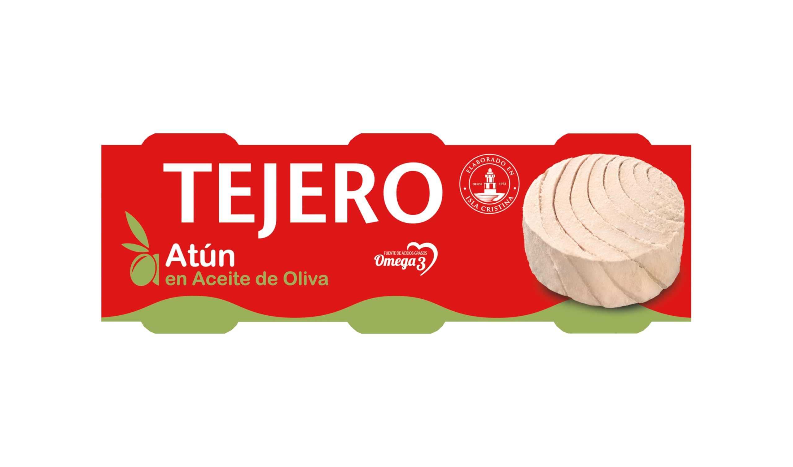 Tejero - Conserva de Pescado | Atún en Aceite de Oliva - 8 Unidades (3 x 52 g)