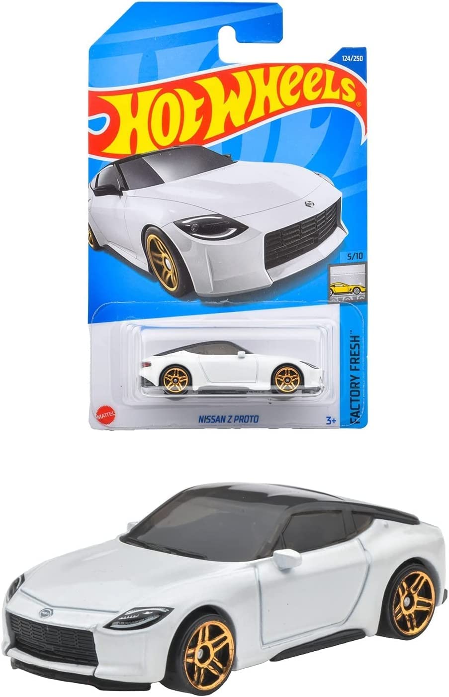 Amazon.com: Nissan Z Proto White Metallic with Black Top Factory