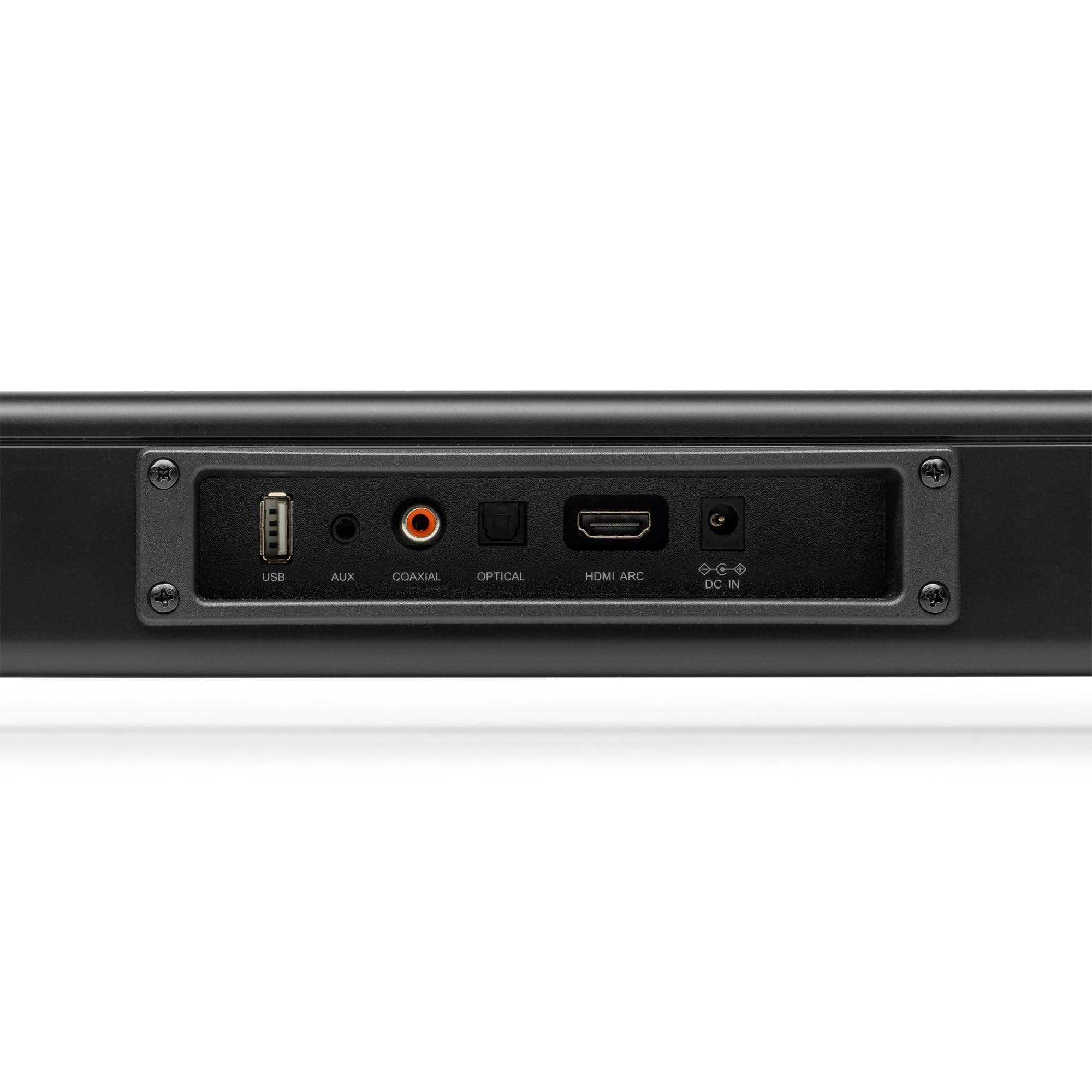 Audizio SB95 Soundbar für TV Geräte – Bluetooth 5.3, 120 Watt, HDMI ARC, Optisch, USB & AUX – Equalizer mit 3 Sound-Modi, TV Soundbar mit integriertem Subwoofer - Heimkino Soundsystem, 88cm - Schwarz